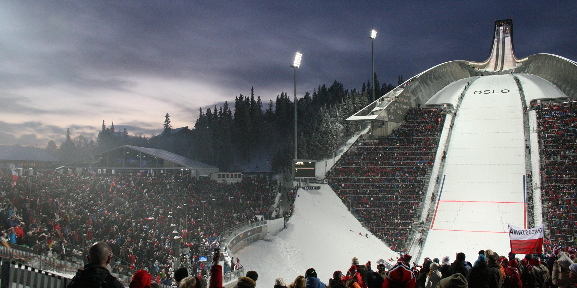 Holmenkollen ski jump in Oslo