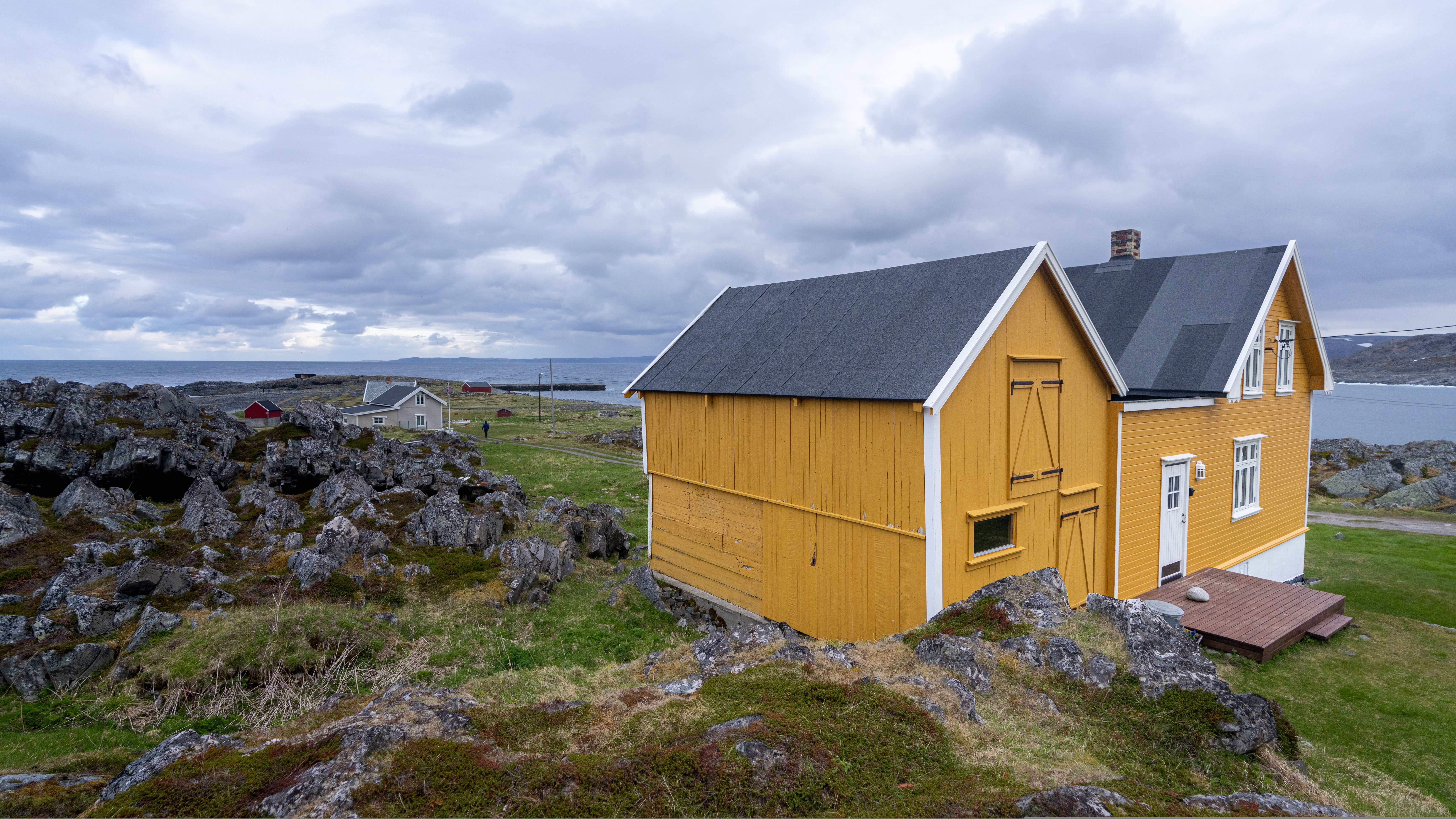 A traditional Varanger house in Hamningberg, Northern Norway