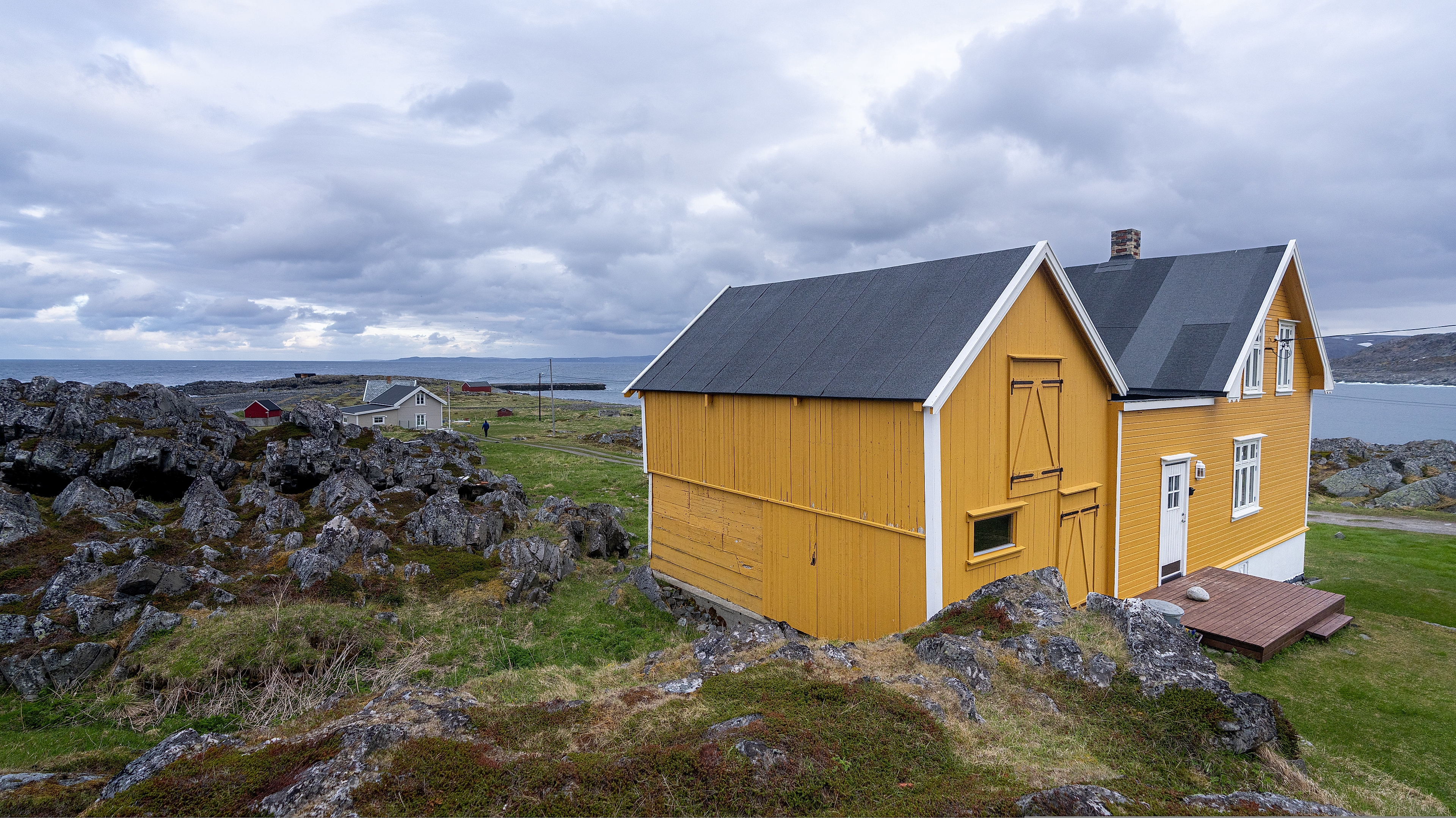 A traditional Varanger house in Hamningberg, Northern Norway