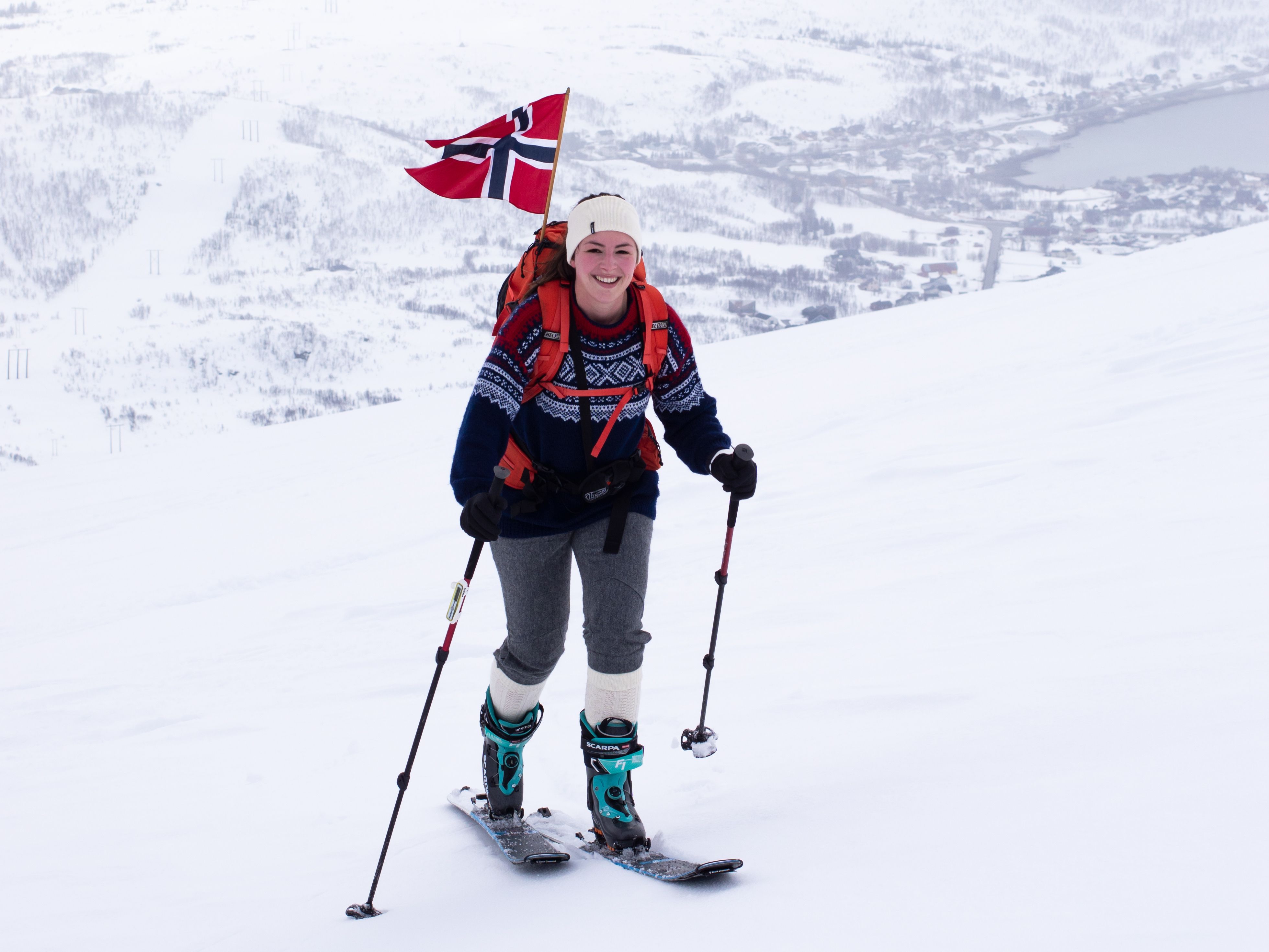 Claire Kvalheim Kieffer in Tromsø, Northern Norway