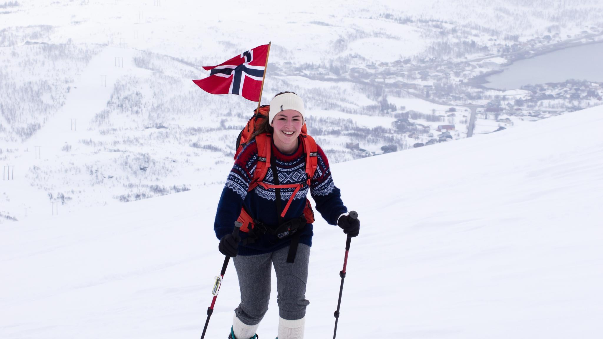 Claire Kvalheim Kieffer in Tromsø, Northern Norway