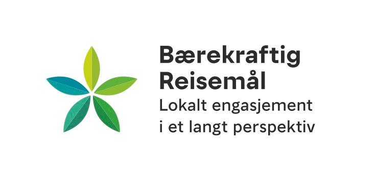 Bærekraftig reisemål logo bokmål png