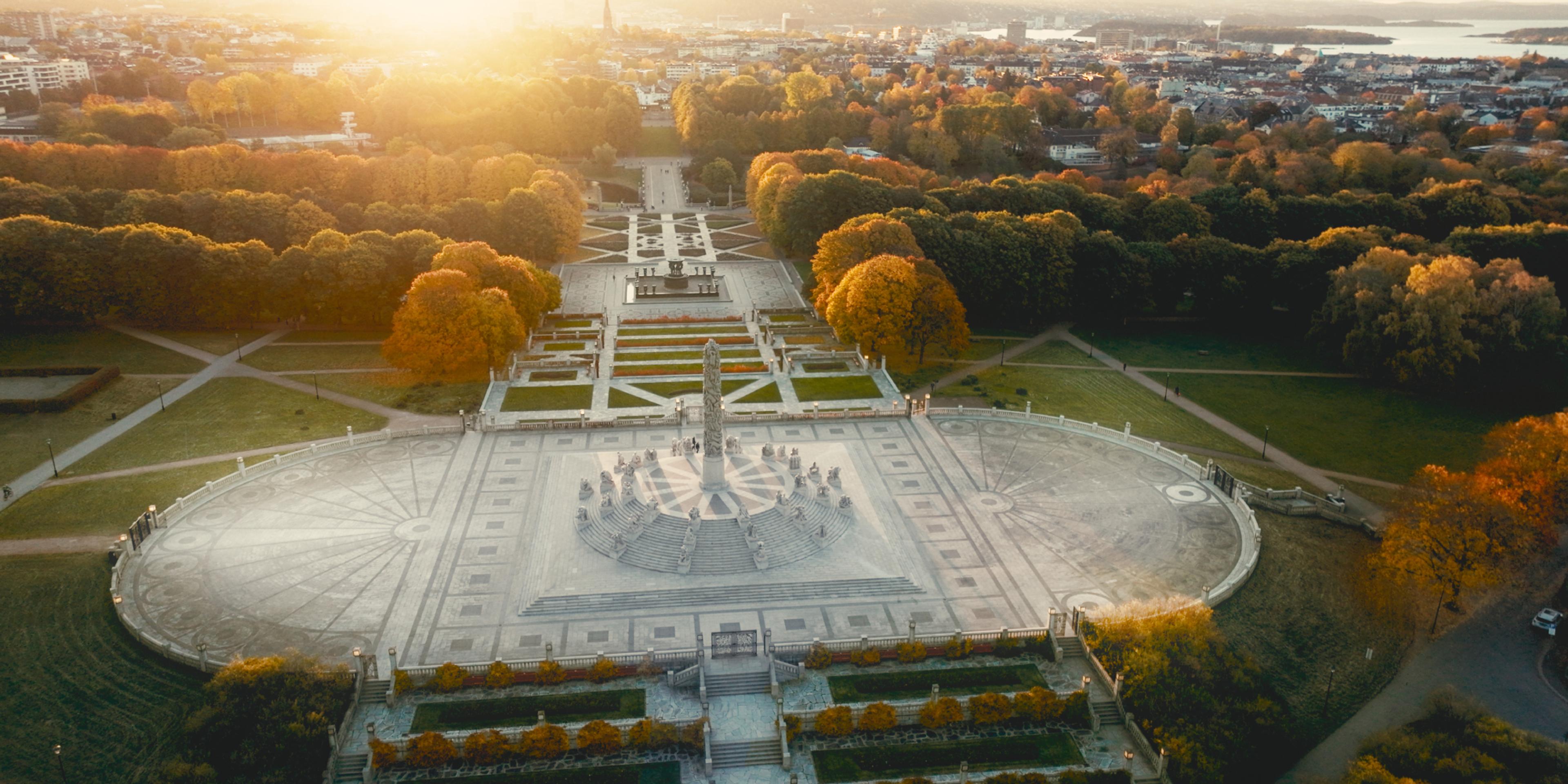Vigelandsparken at Frogner in Oslo, Eastern Norway