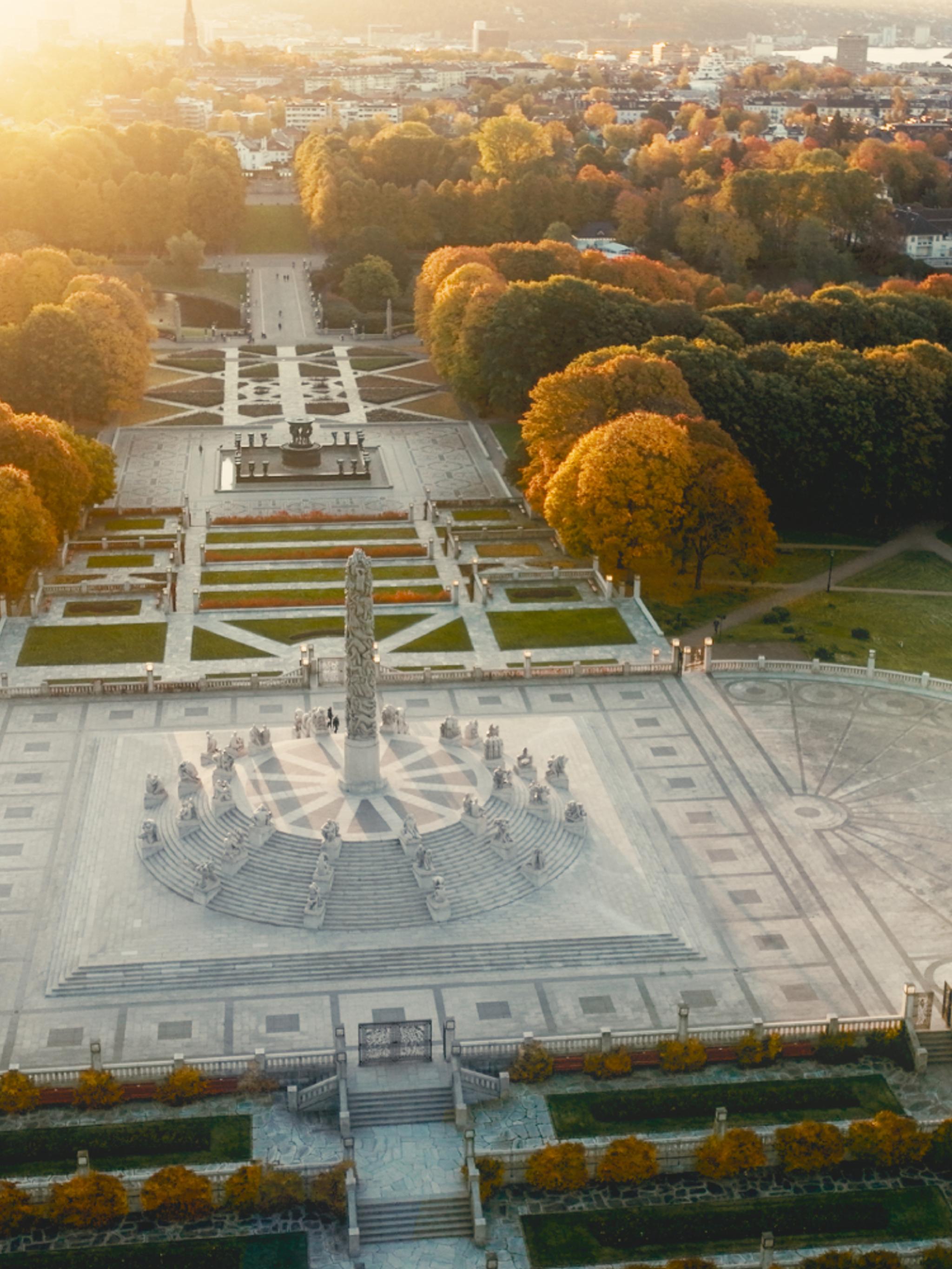 Vigelandsparken at Frogner in Oslo, Eastern Norway