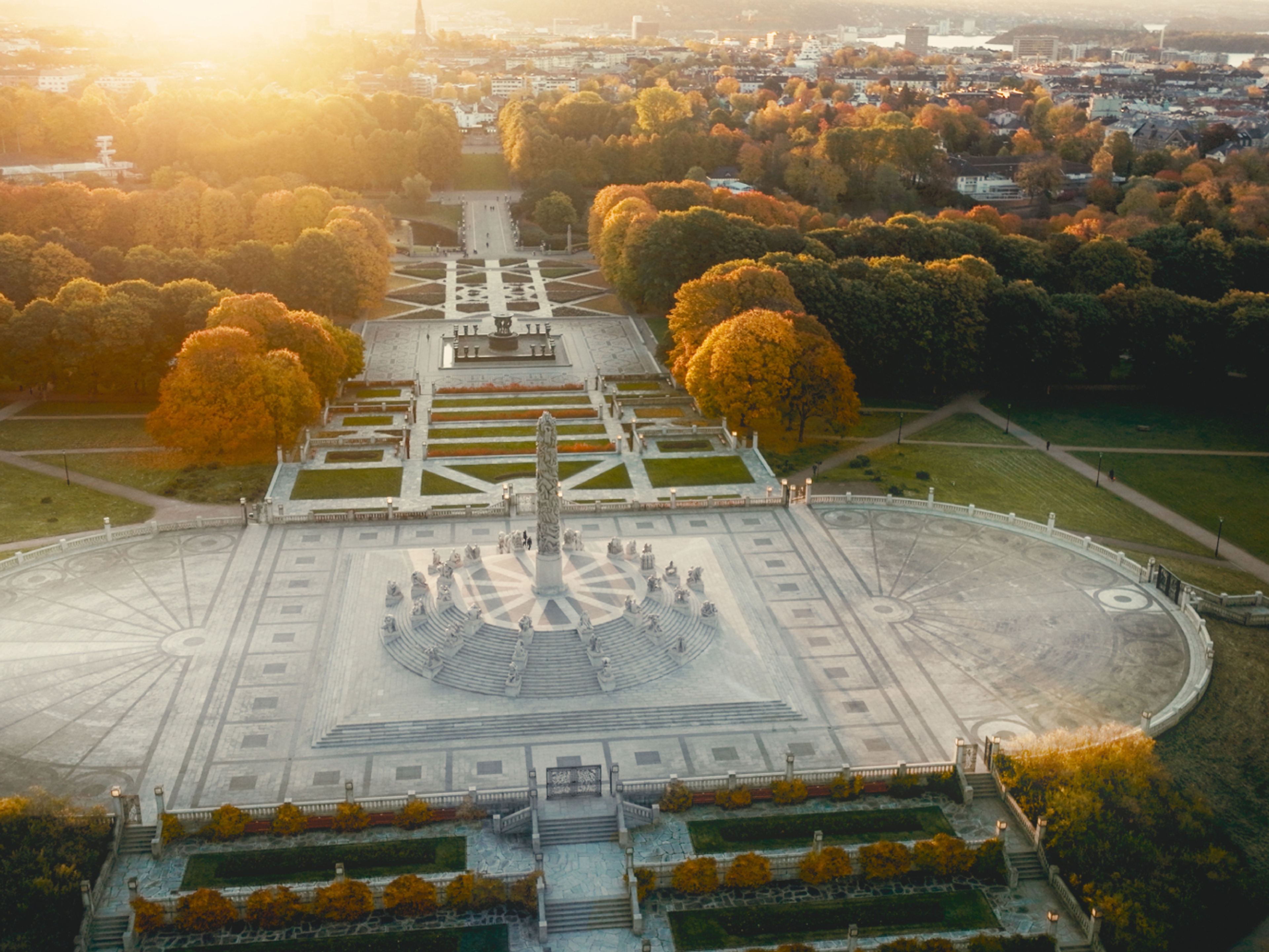 Vigelandsparken at Frogner in Oslo, Eastern Norway