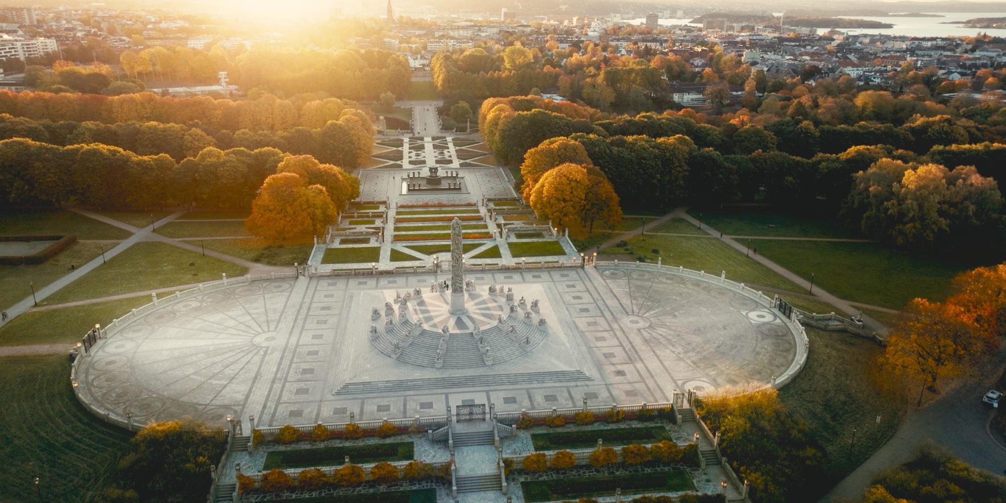 Vigelandsparken at Frogner in Oslo, Eastern Norway