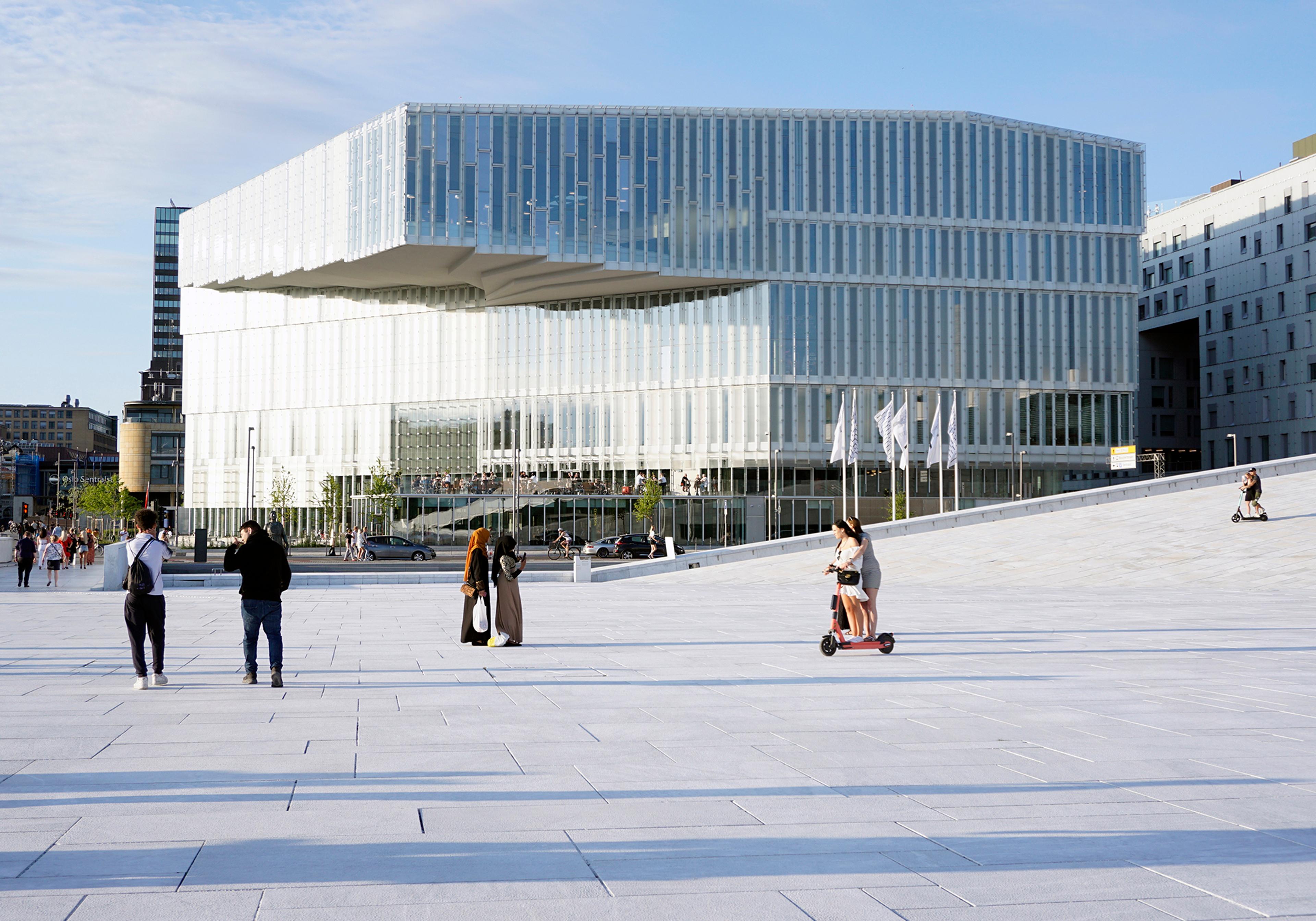 Oslos main library, Deichman Bjørvika, Eastern Norway