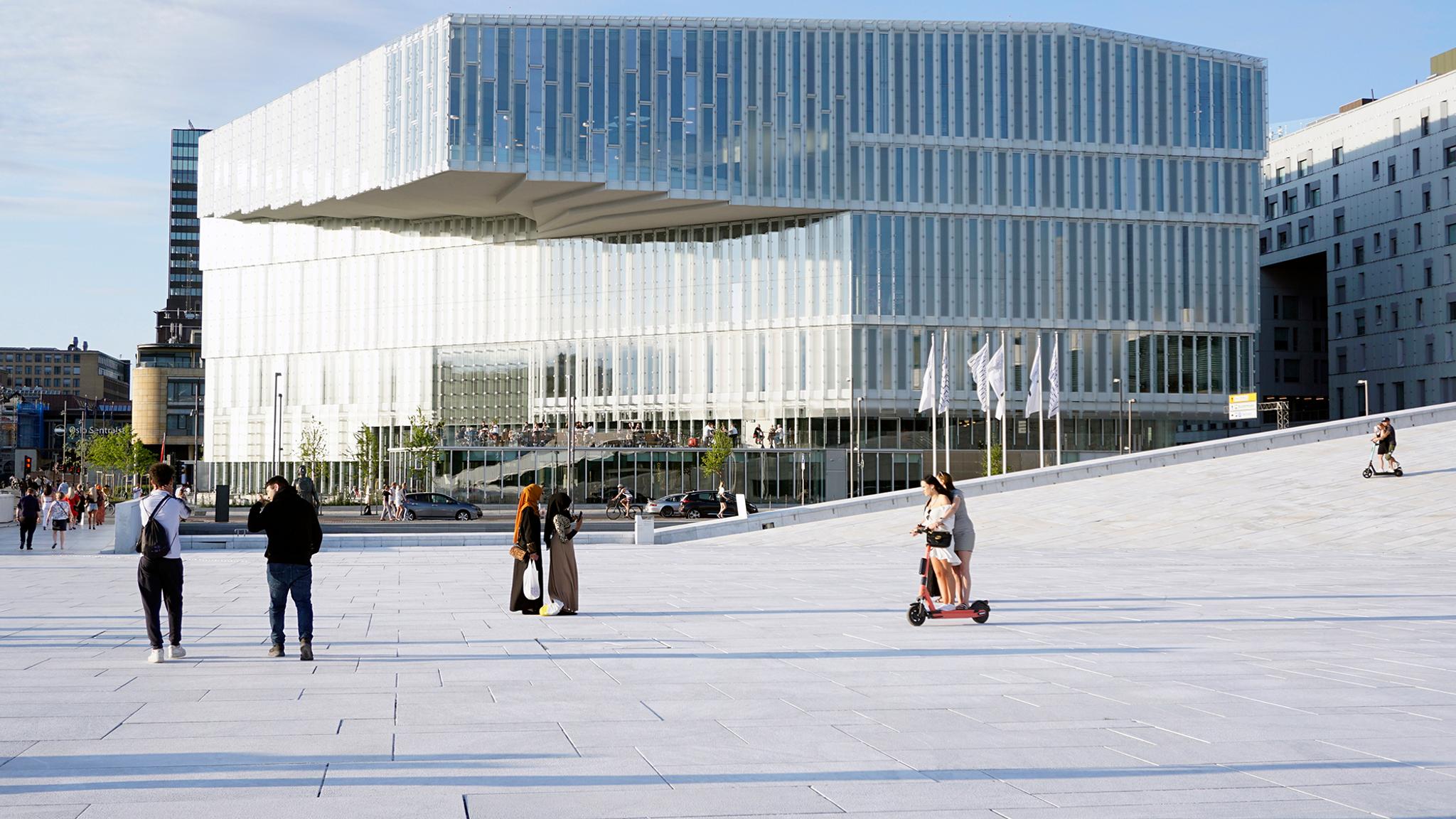 Oslos huvudbibliotek Deichman Bjørvika, Østlandet