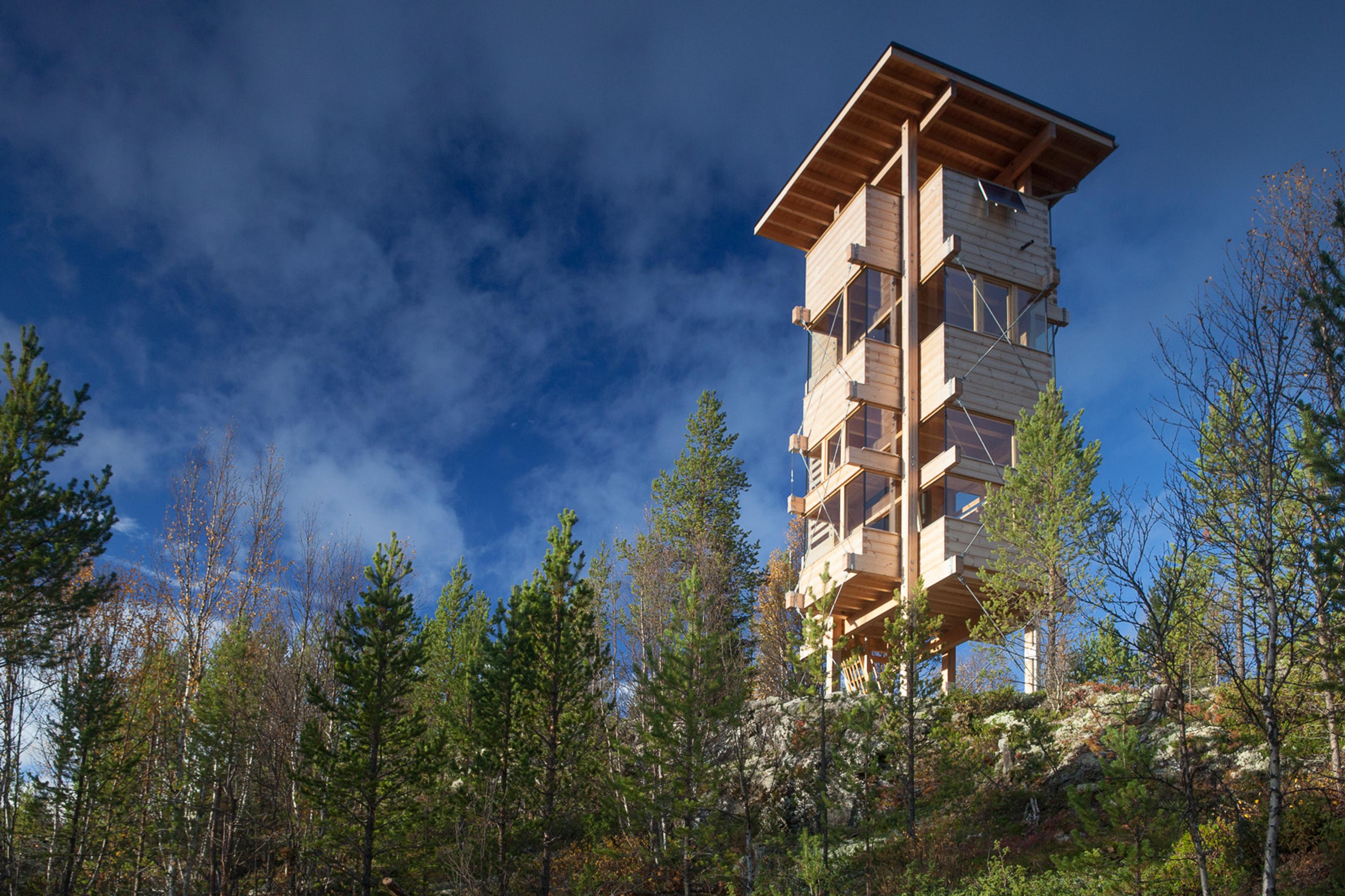 Elgtårnet, the moose tower, in Espedalen