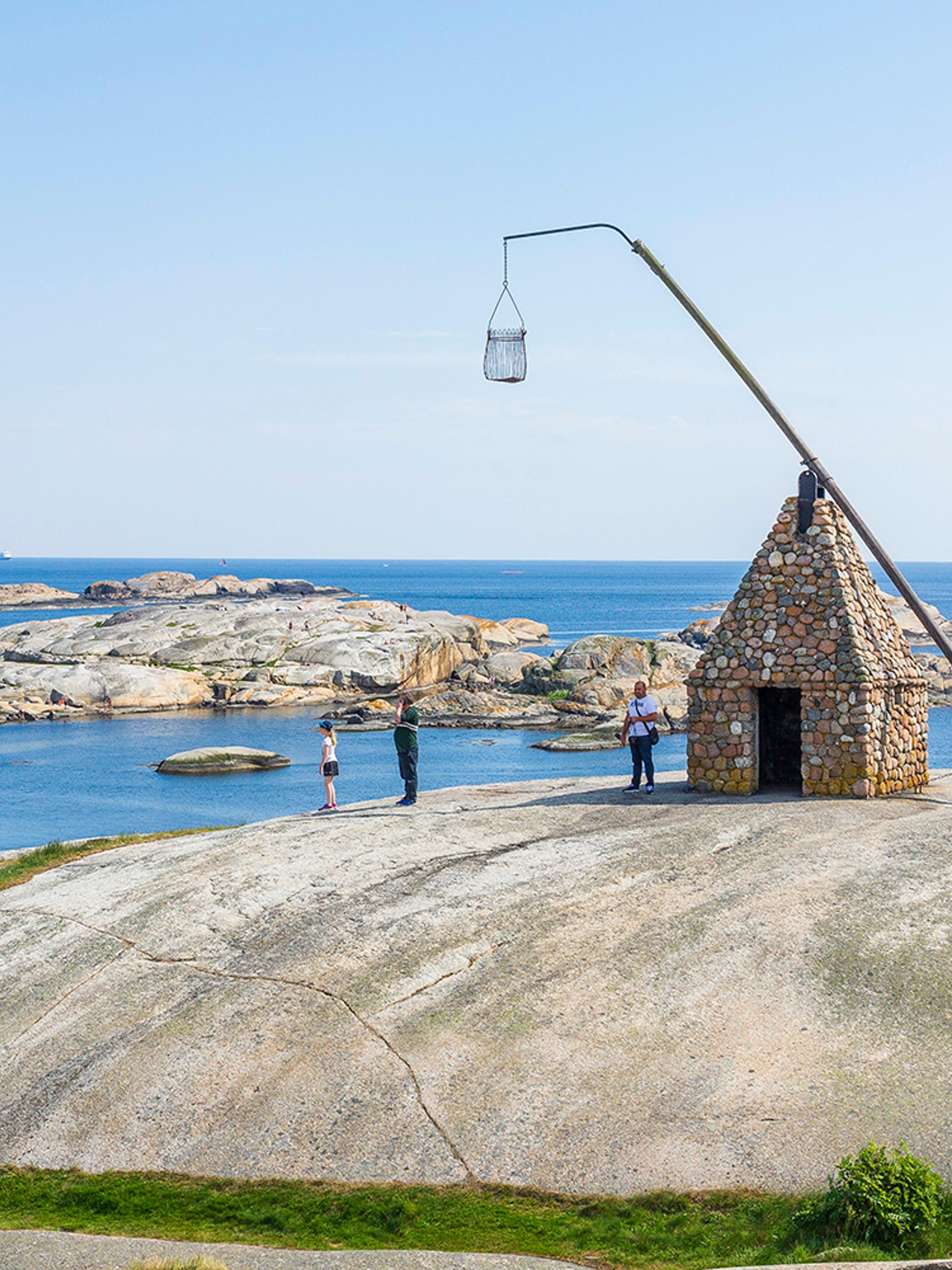 Vippefyret at Verdens Ende, "The World's End", in Færder national park in Vestfold