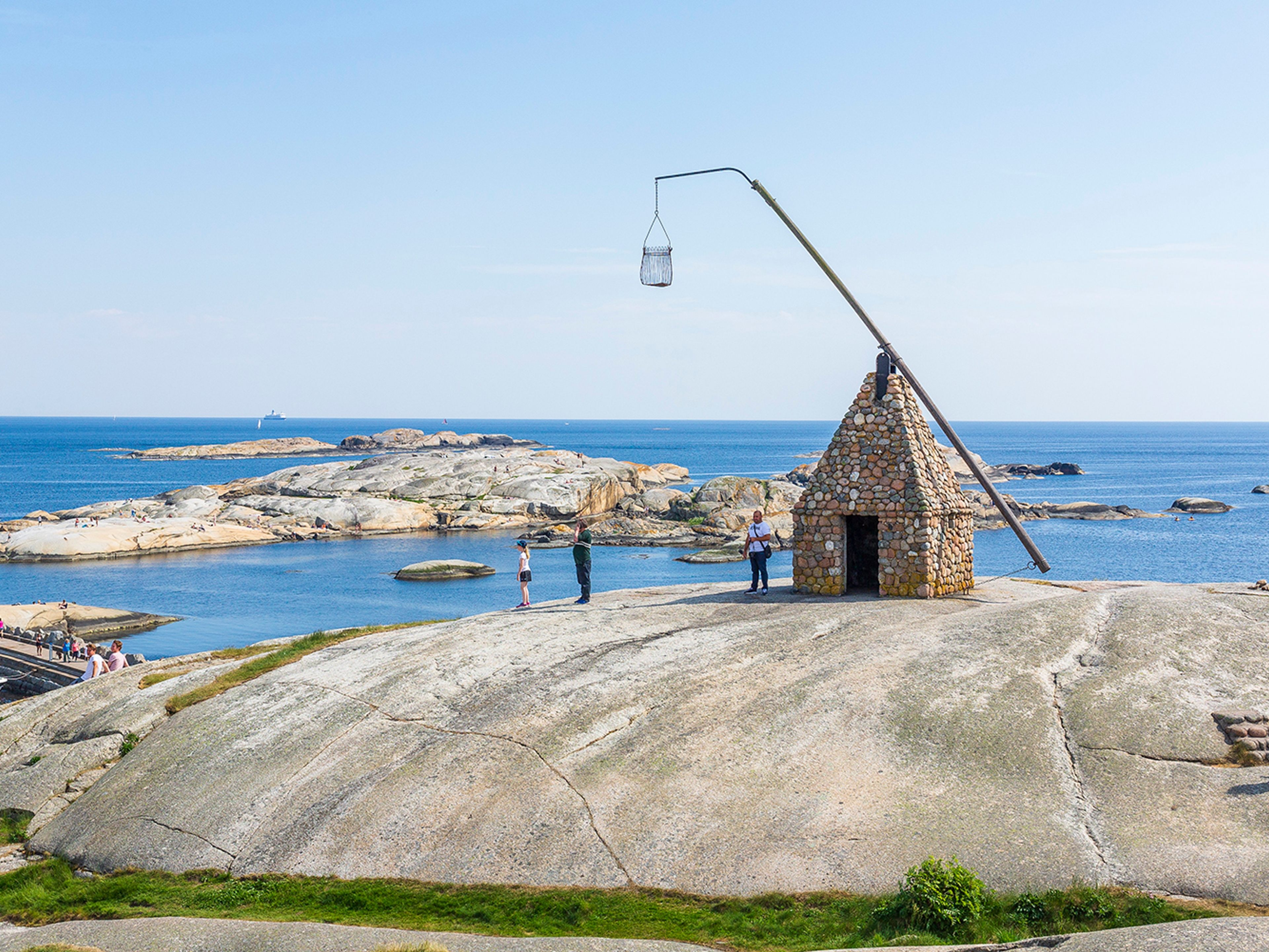 Vippefyret at Verdens Ende, "The World's End", in Færder national park in Vestfold