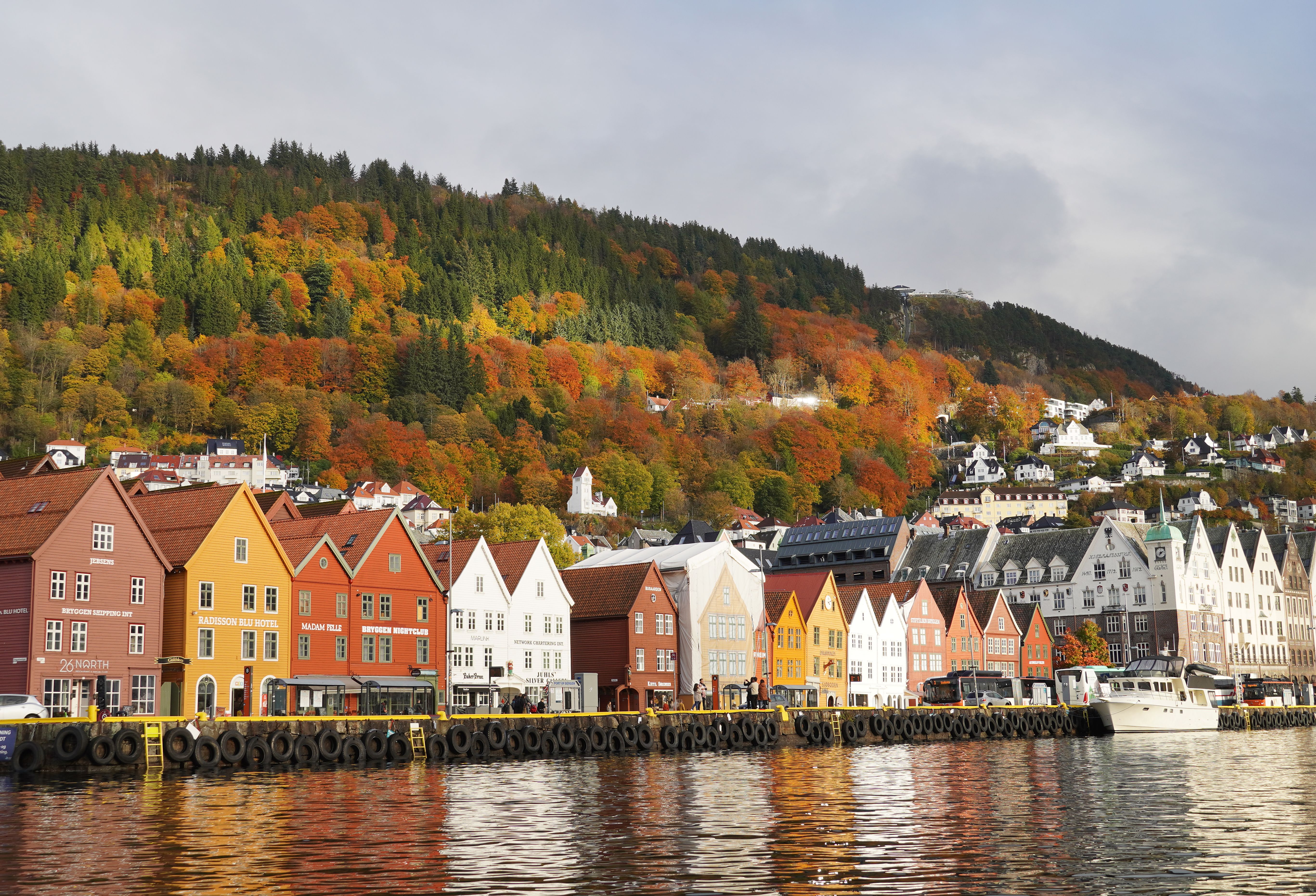 Bryggen in Bergen, wharf