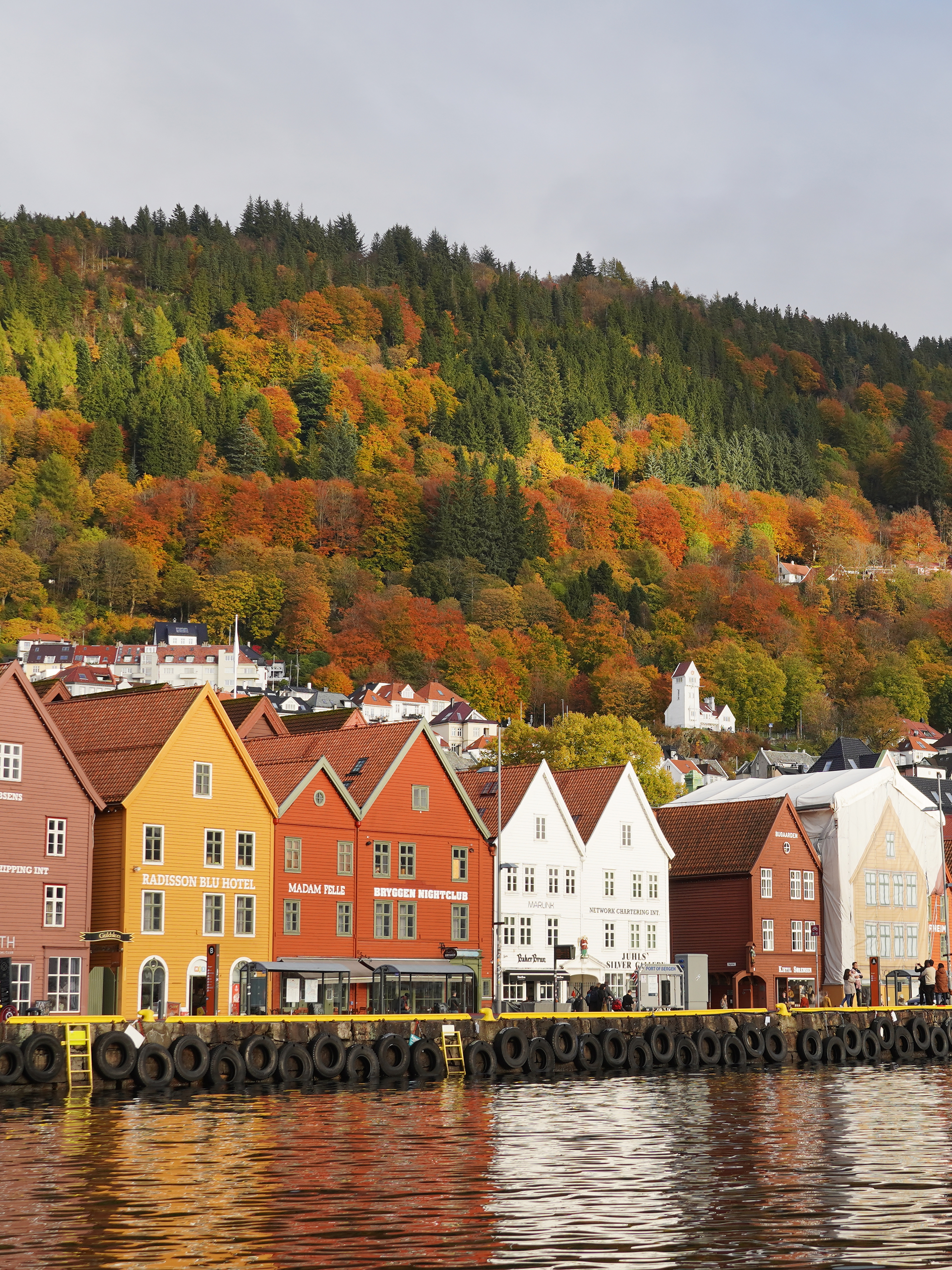 Bryggen in Bergen, wharf