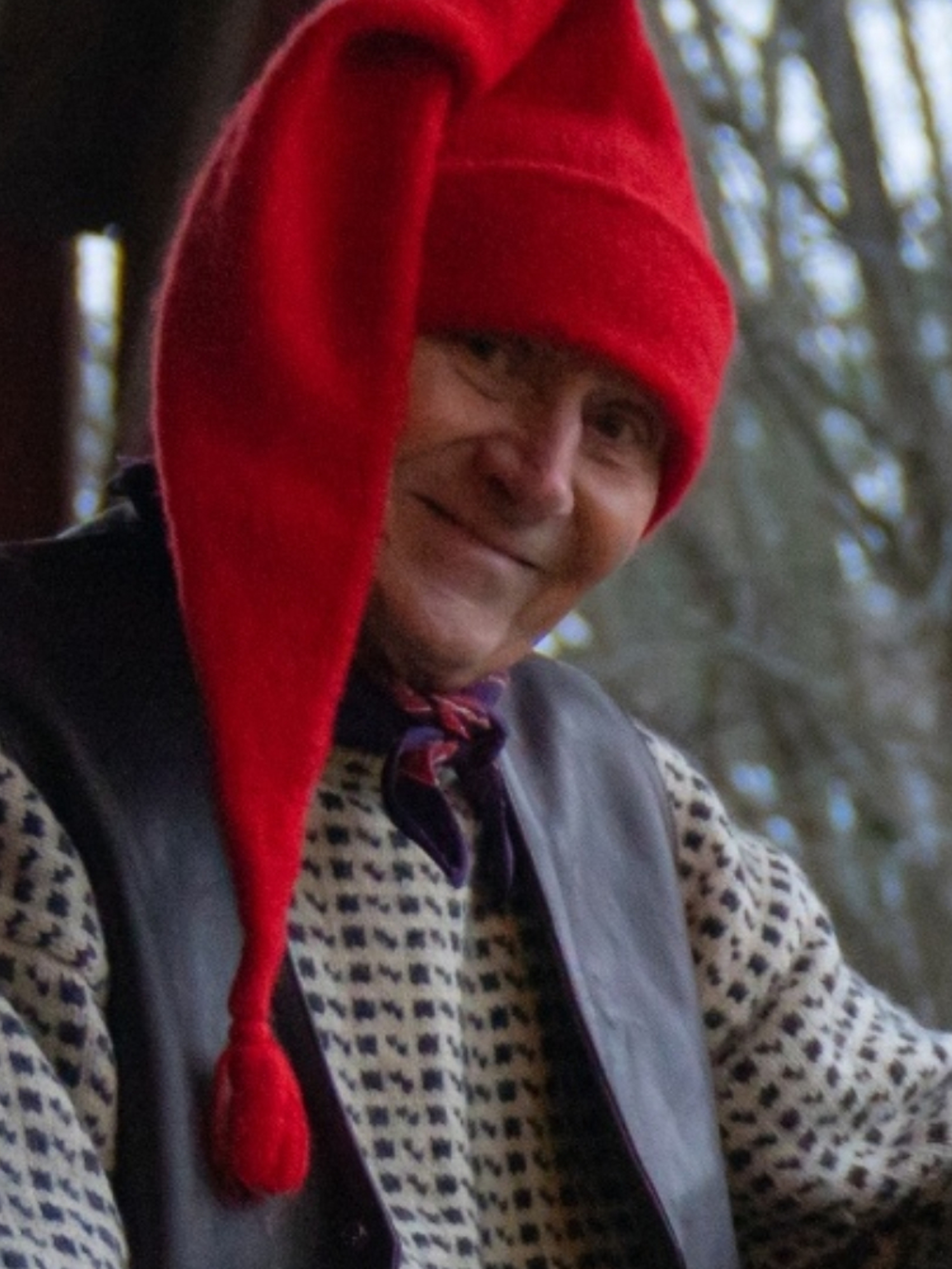 The Norwegian Santa, Fjøsnissen, at the Christmas market in Norsk Folkemuseum in Bygdøy, Eastern Norway