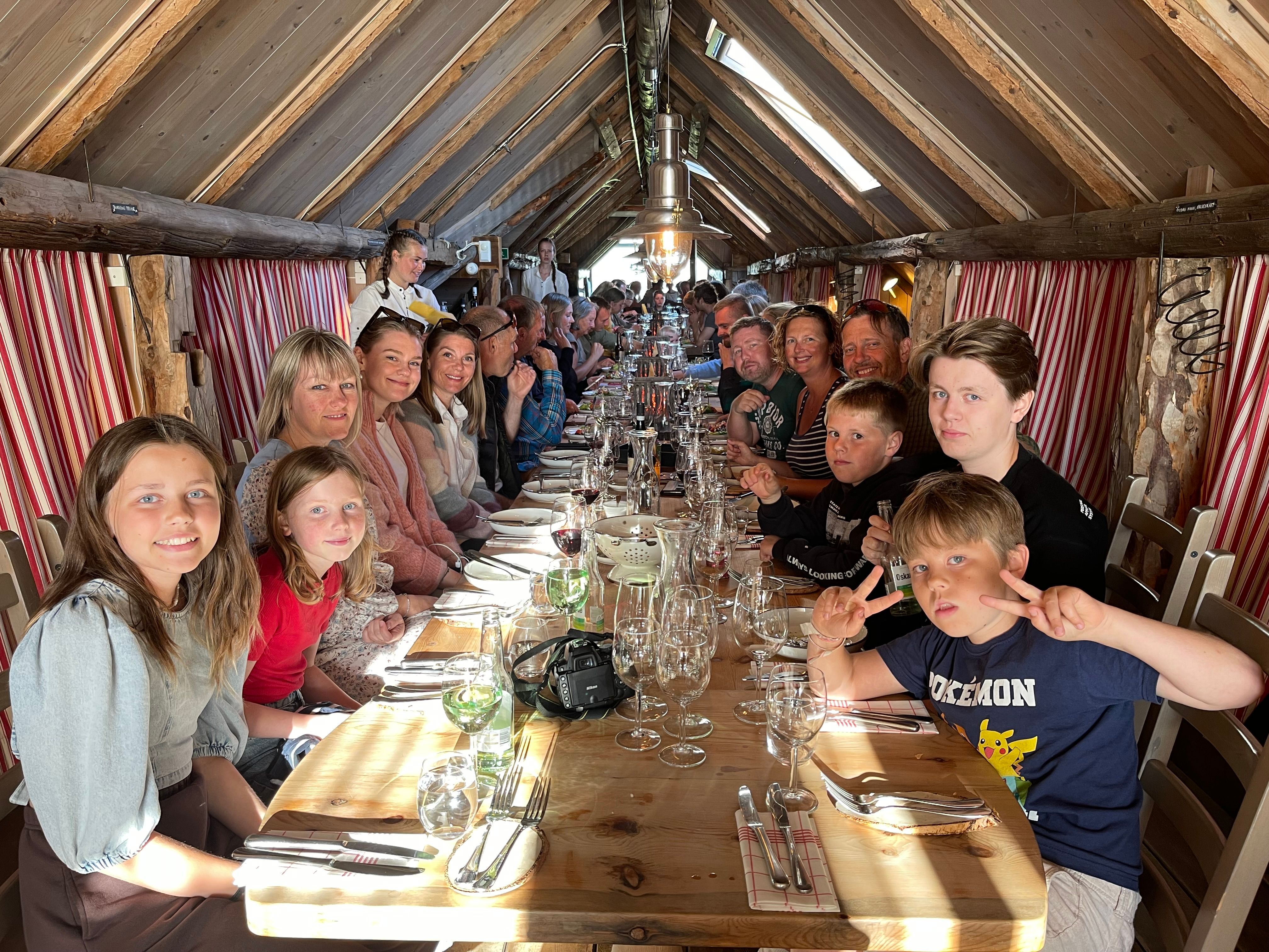 A big family pluss friends are going on a family holiday to the farm Brimi Sæter in Lom