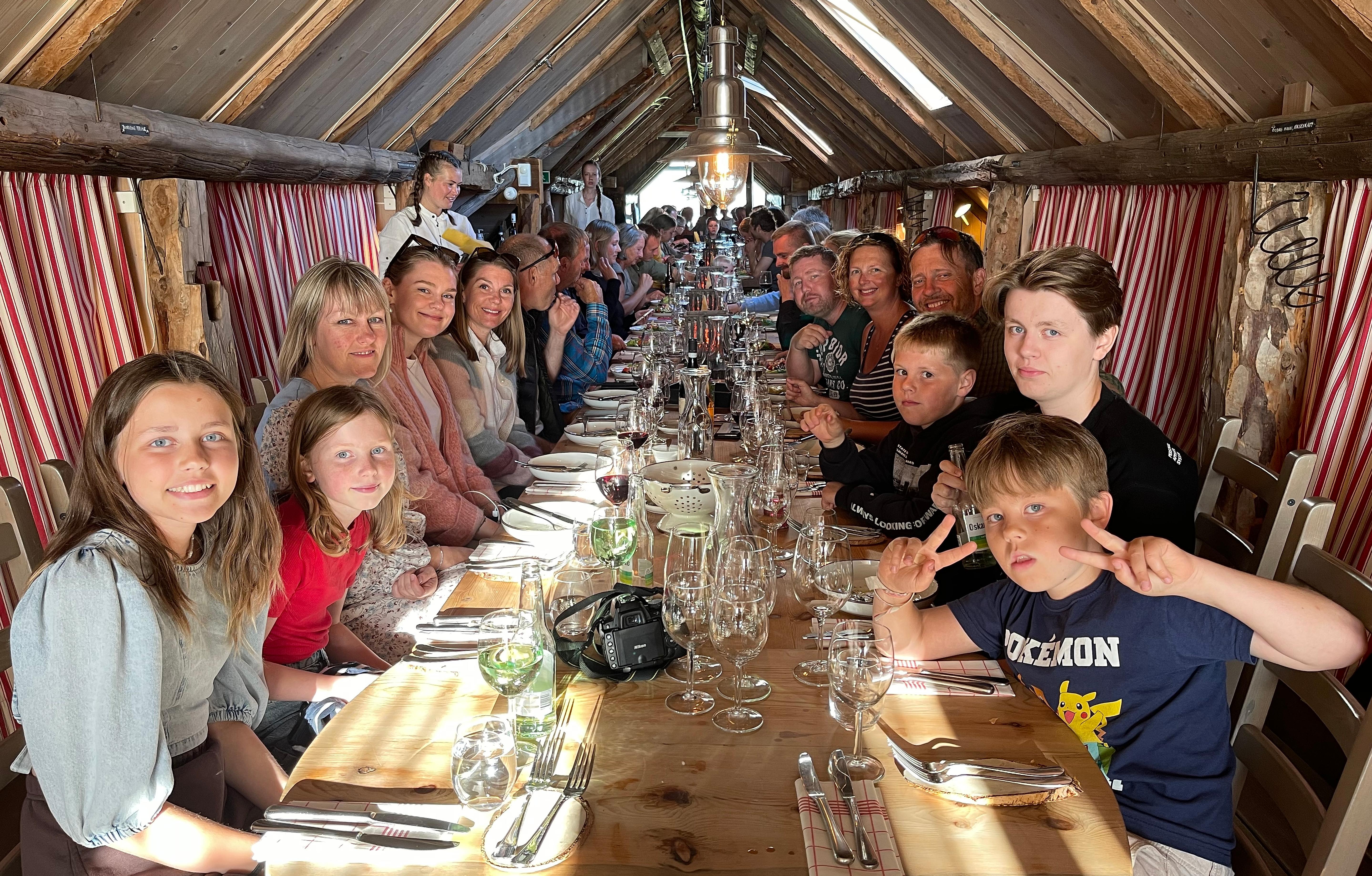 A big family pluss friends are going on a family holiday to the farm Brimi Sæter in Lom