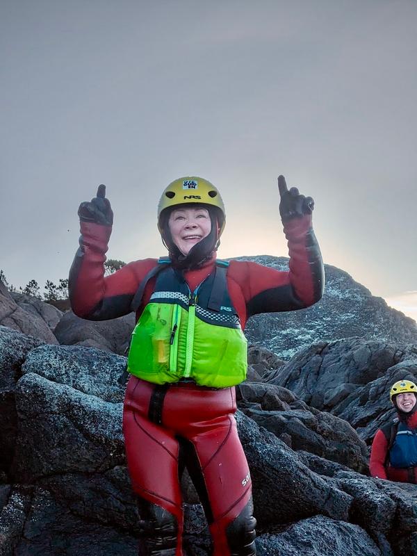 Yvonne Haagensen coasteering
