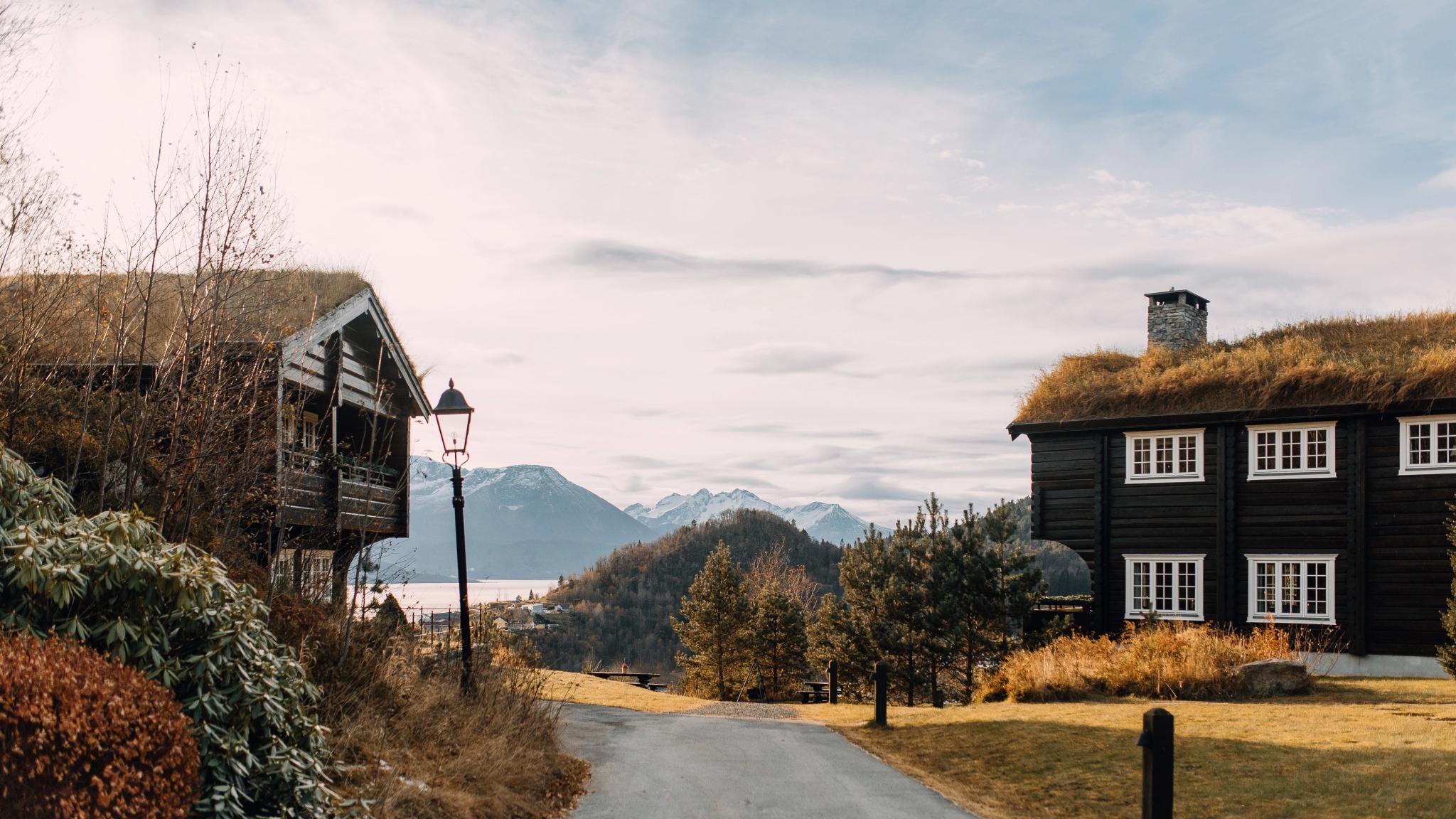 Storfjord Hotel overlooking the fjord