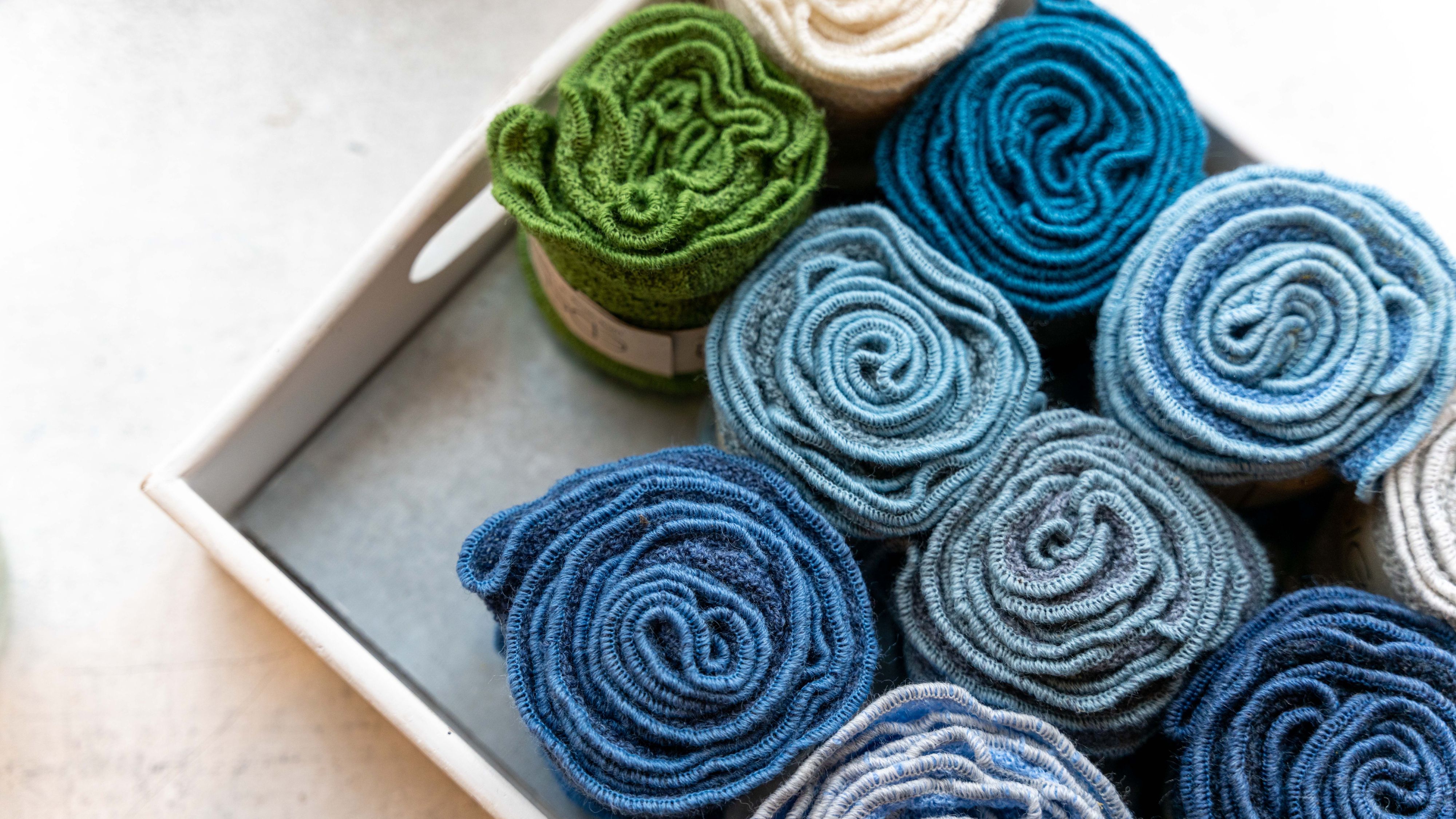 Fabric from Edel Design at Nes, Eastern Norway.