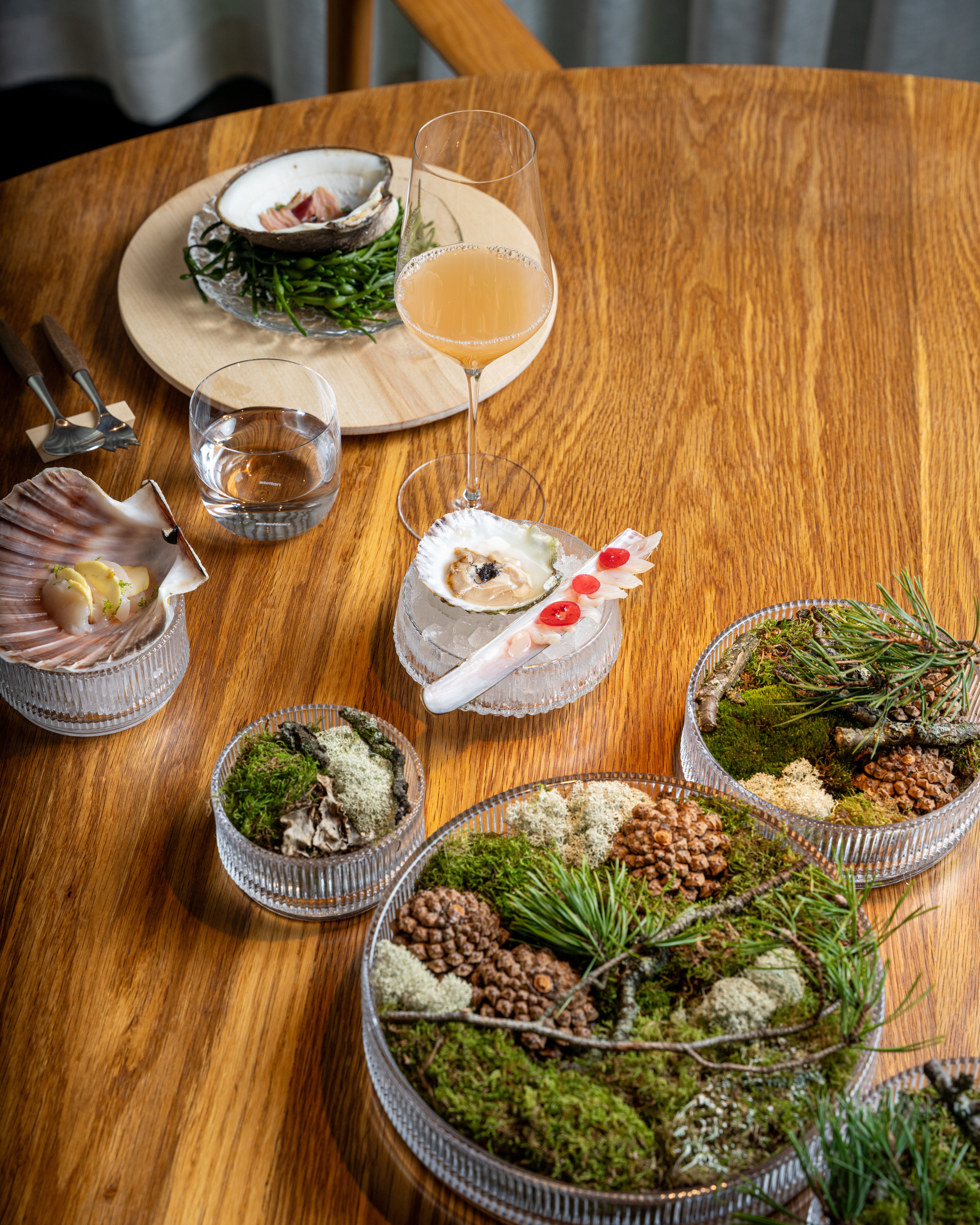 Fine dining from Credo restaurant at The National Library in Oslo