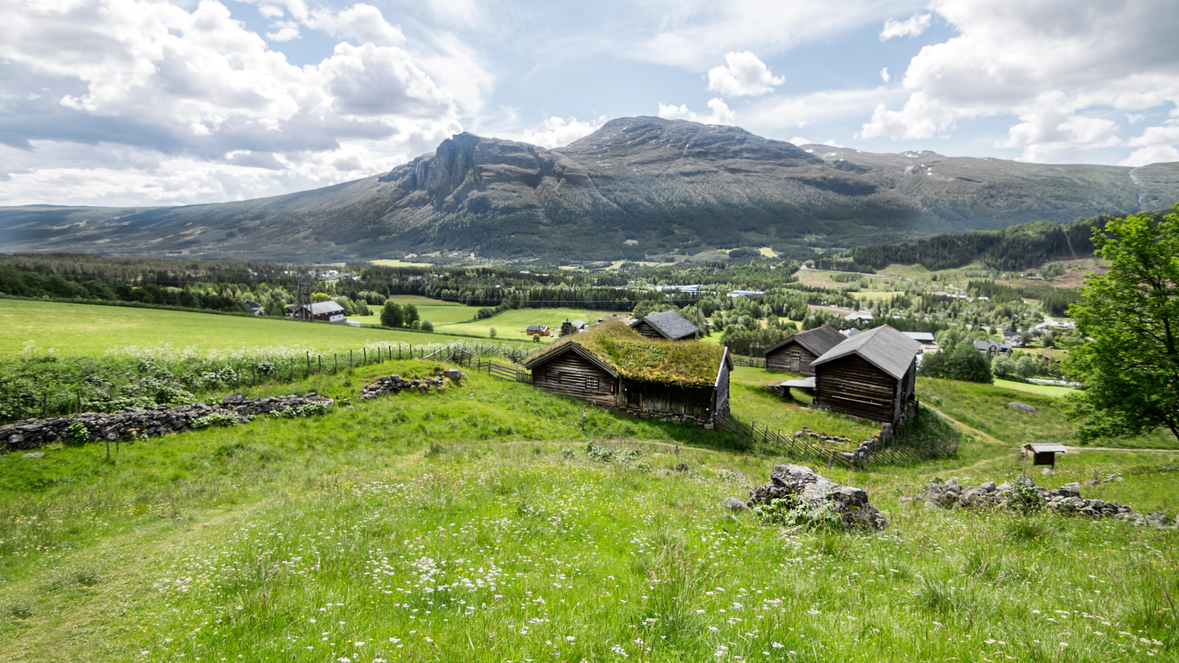 The rural museum Hemsedal Bygdatun in Hallingdal, Eastern Norway