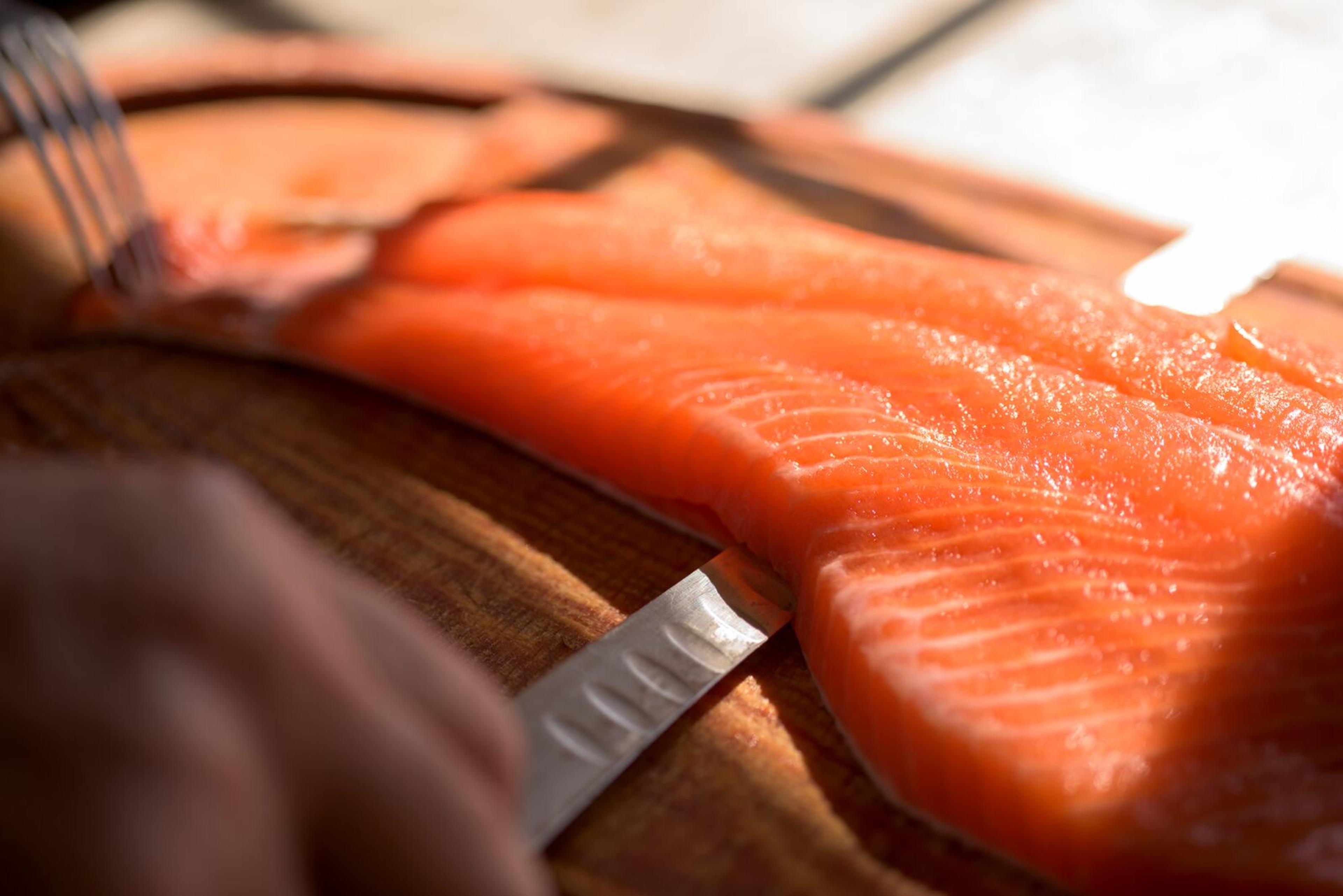 Fish filet, dinner preparations