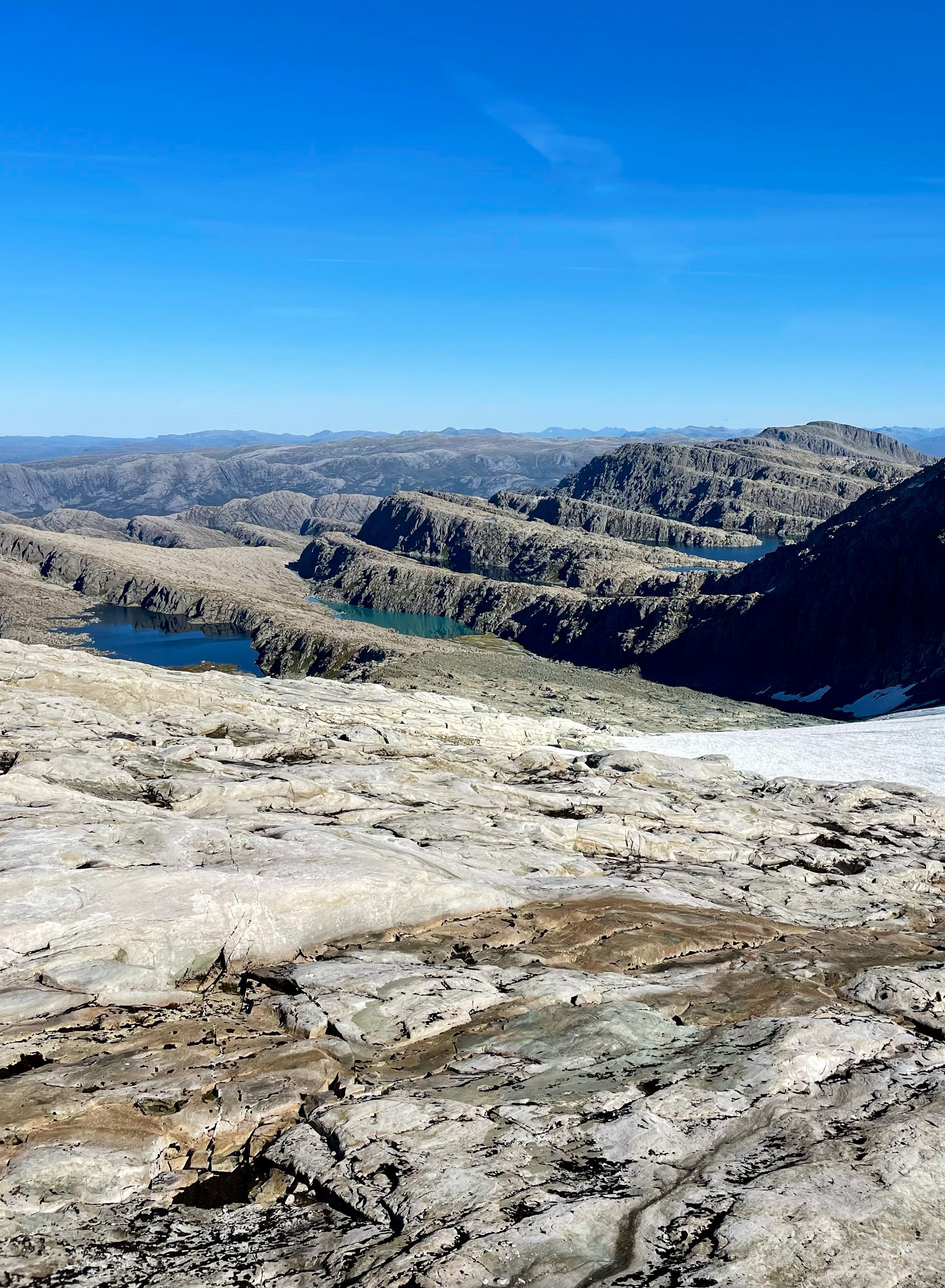 The unique shelf landscape in Ålfoten by the Ålfoten glacier, Nordfjord