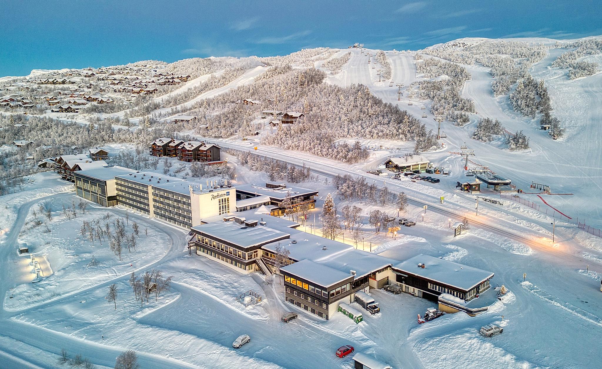 Radisson Blu Mountain Resort om vinteren, på Beitostølen