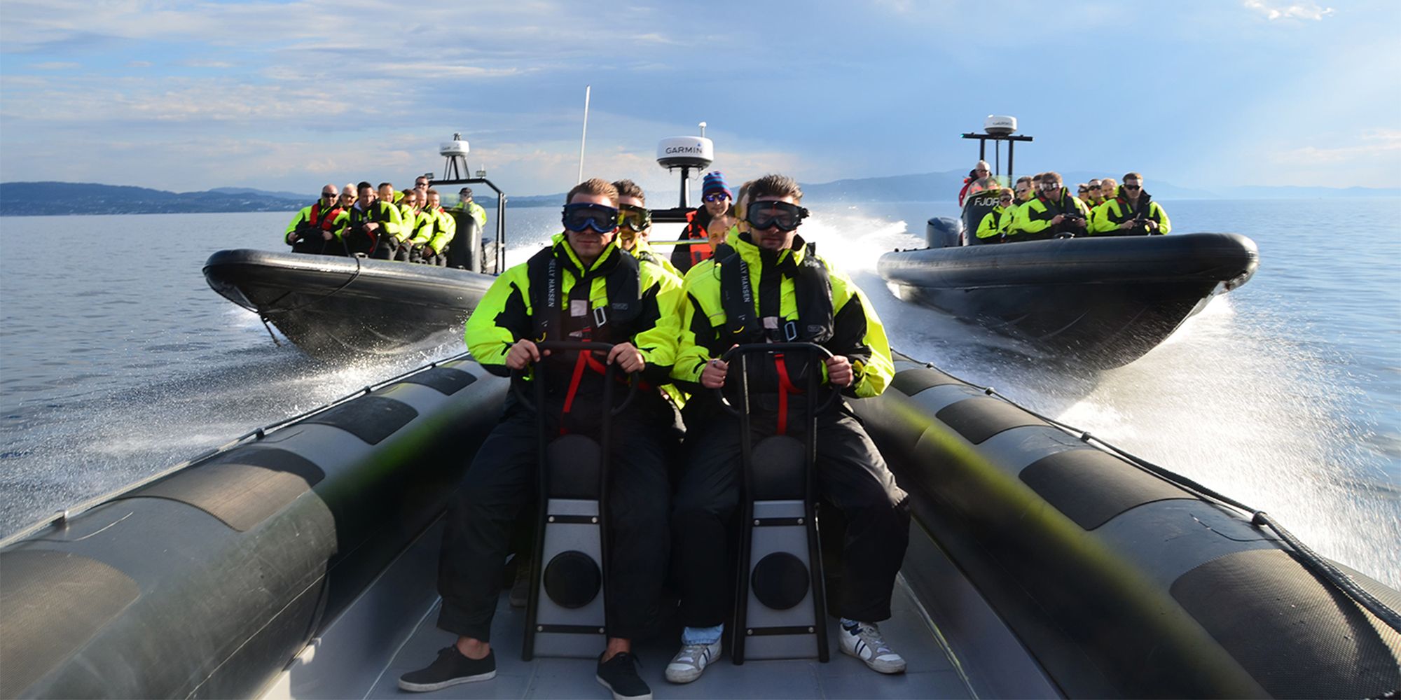 RIB boat tour with Crazy Coyote in Trondheim