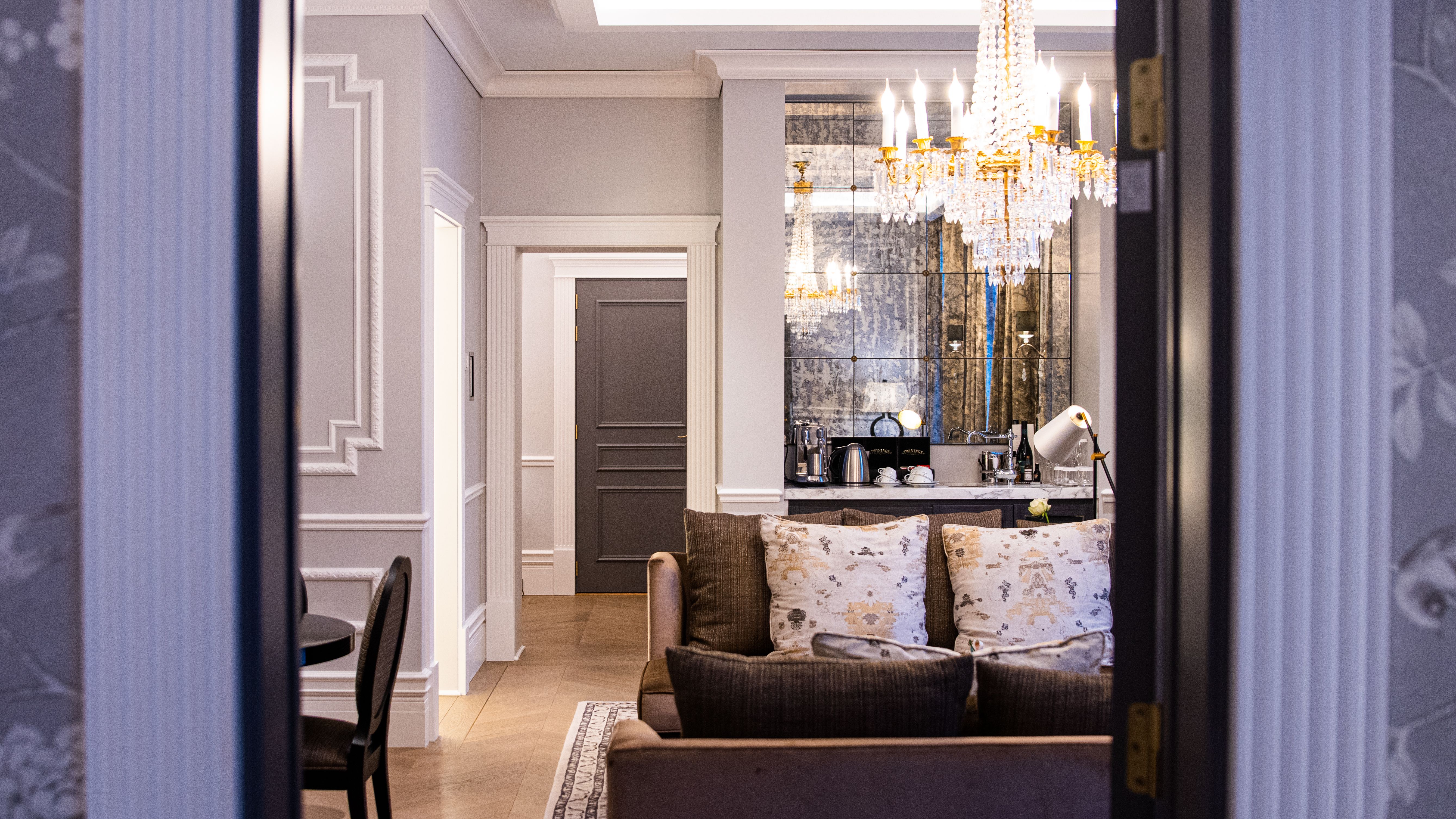 A view of one of the rooms at Hotel Britannia in Trondheim, Trøndelag