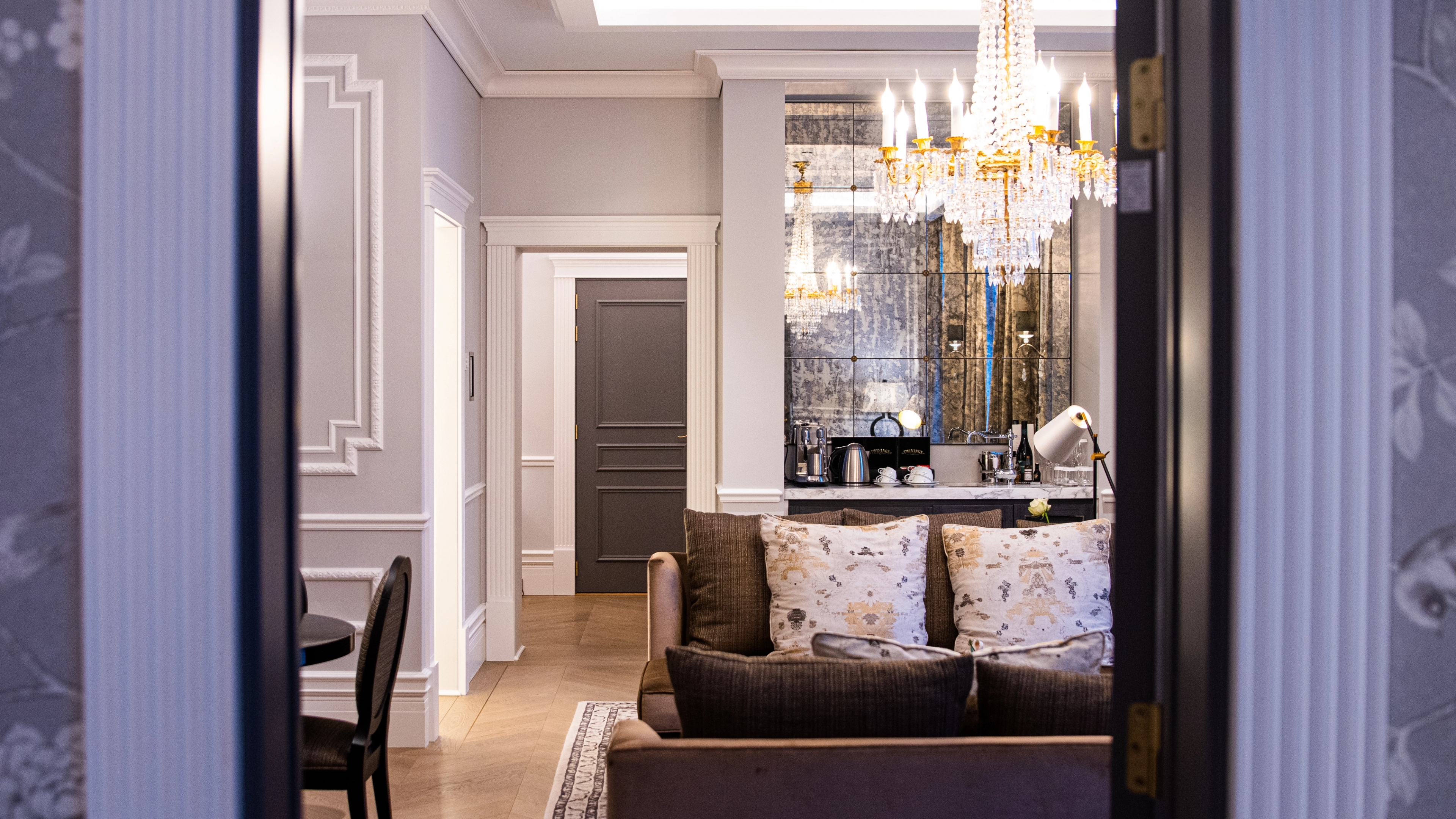 A view of one of the rooms at Hotel Britannia in Trondheim, Trøndelag