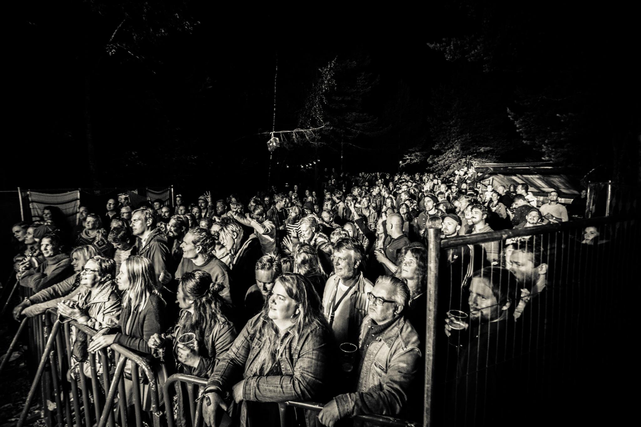 View on the crowd at Audunbakken, Sør-Odal, Eastern Norway