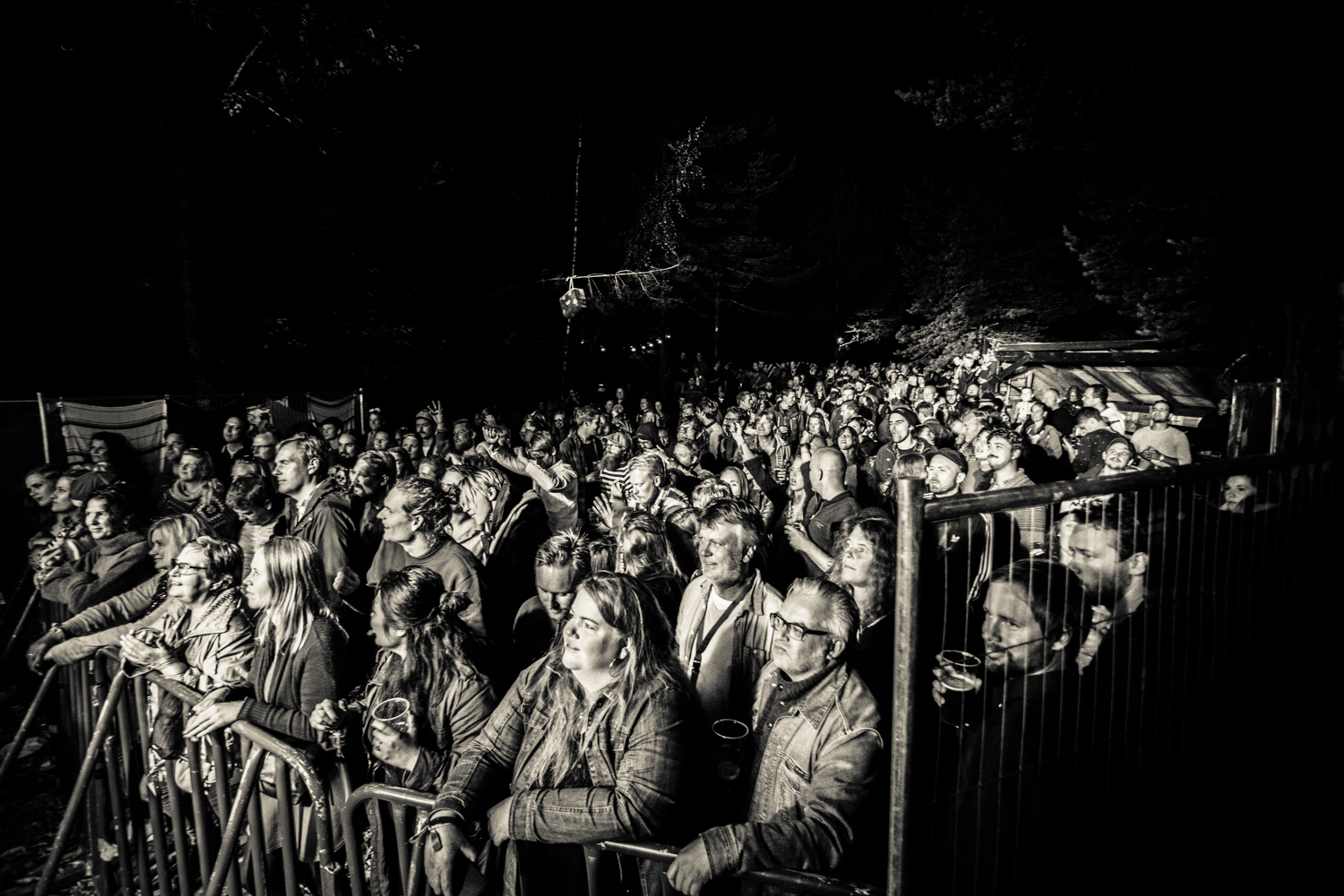 View on the crowd at Audunbakken, Sør-Odal, Eastern Norway