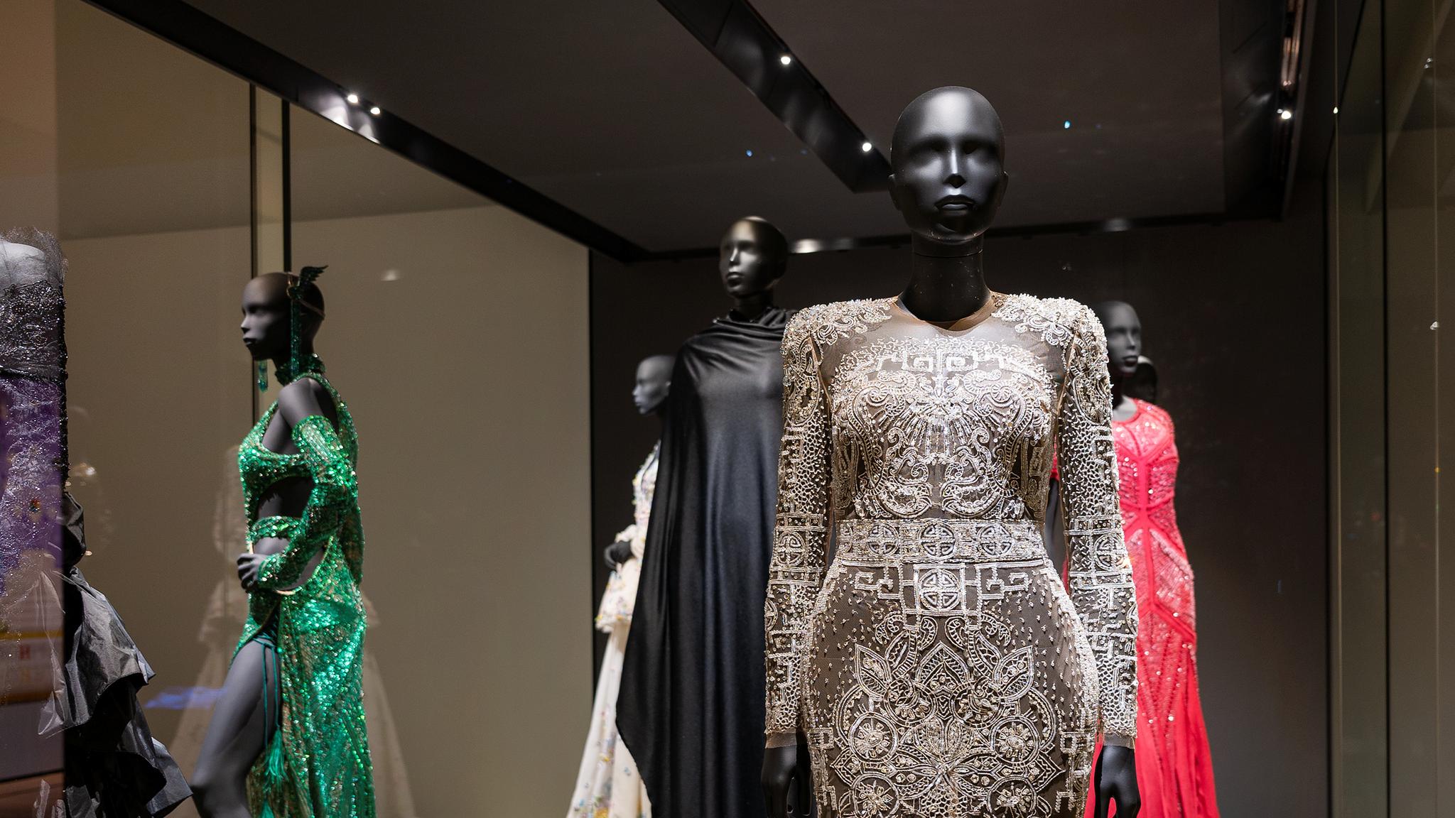 Kim Kardarshian's dress designed by Peter Dundas, exhibited at The National Museum of Norway