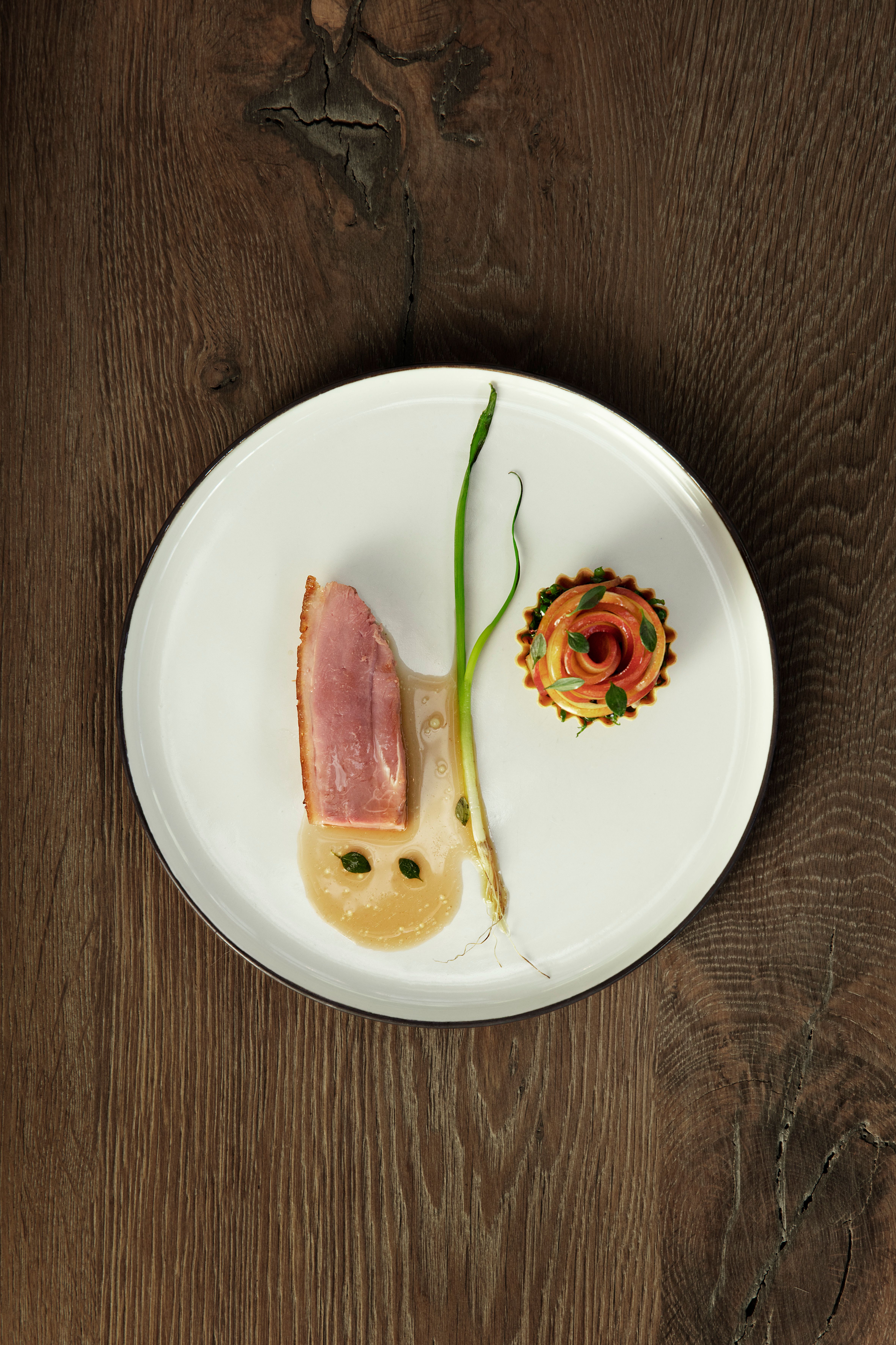 A plate from Cedo resturant in Trondheim