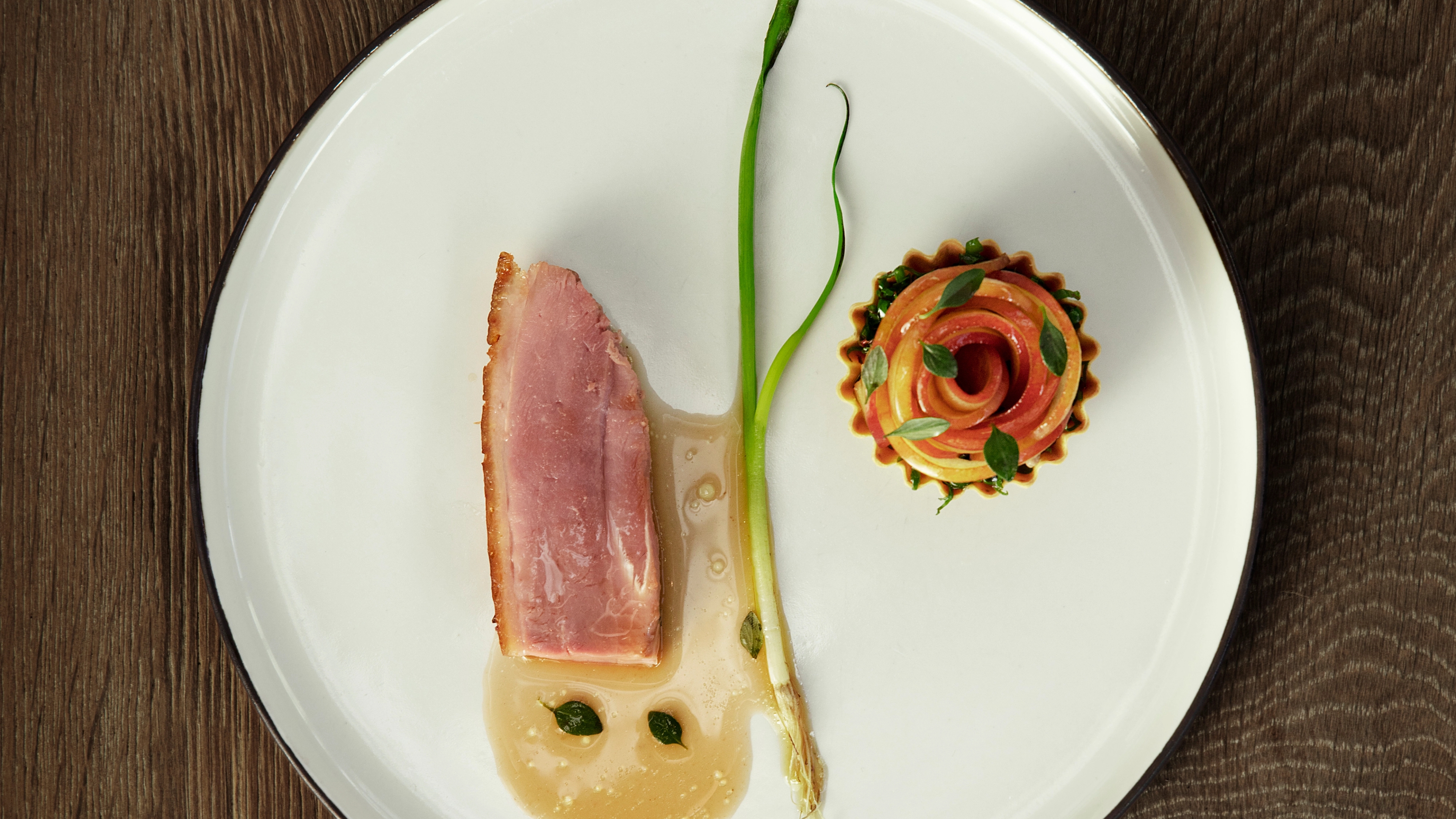 A plate from Cedo resturant in Trondheim