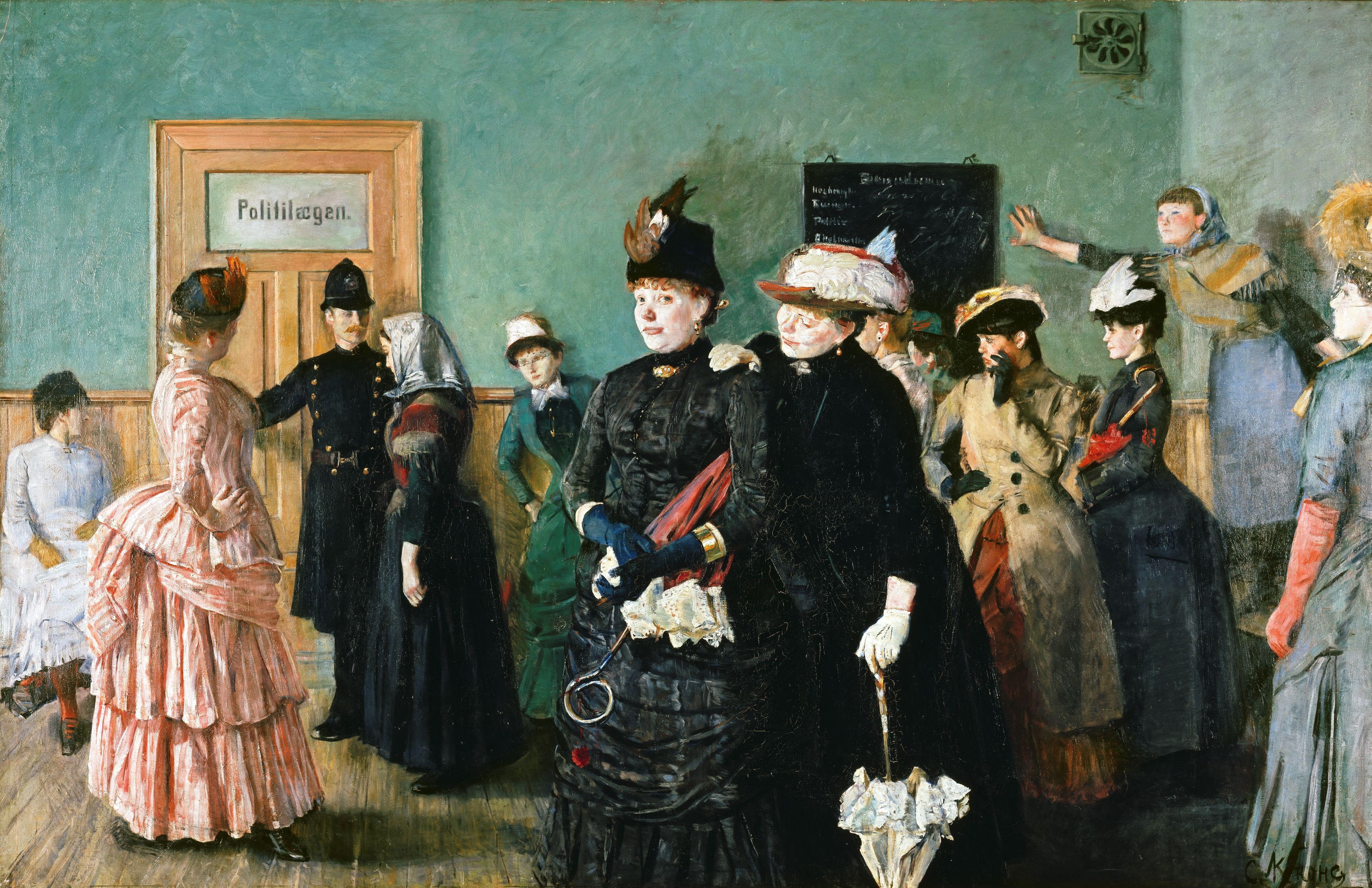 "Albertine in the Police Doctor's Waiting Room" at The National Museum