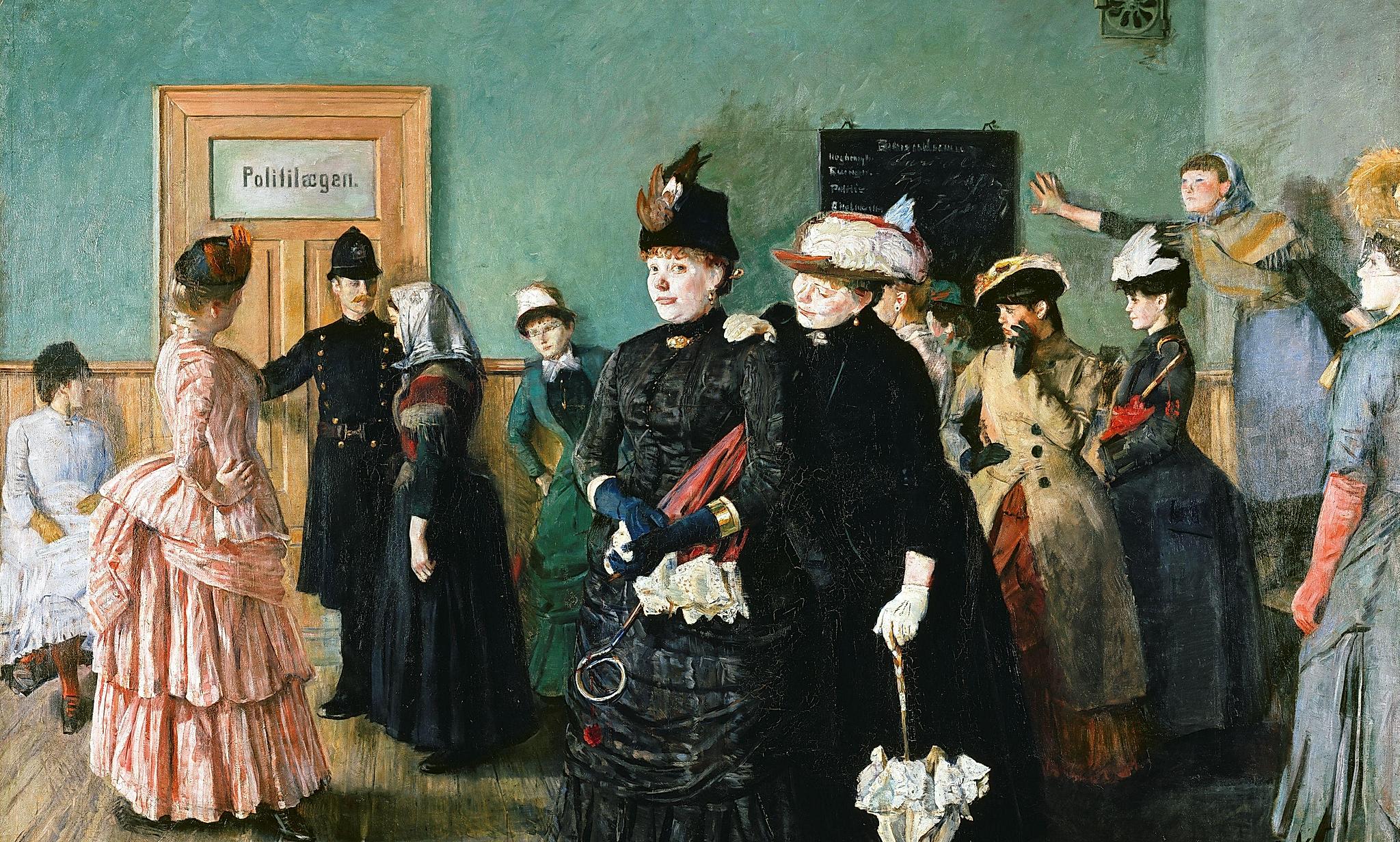 "Albertine in the Police Doctor's Waiting Room" at The National Museum