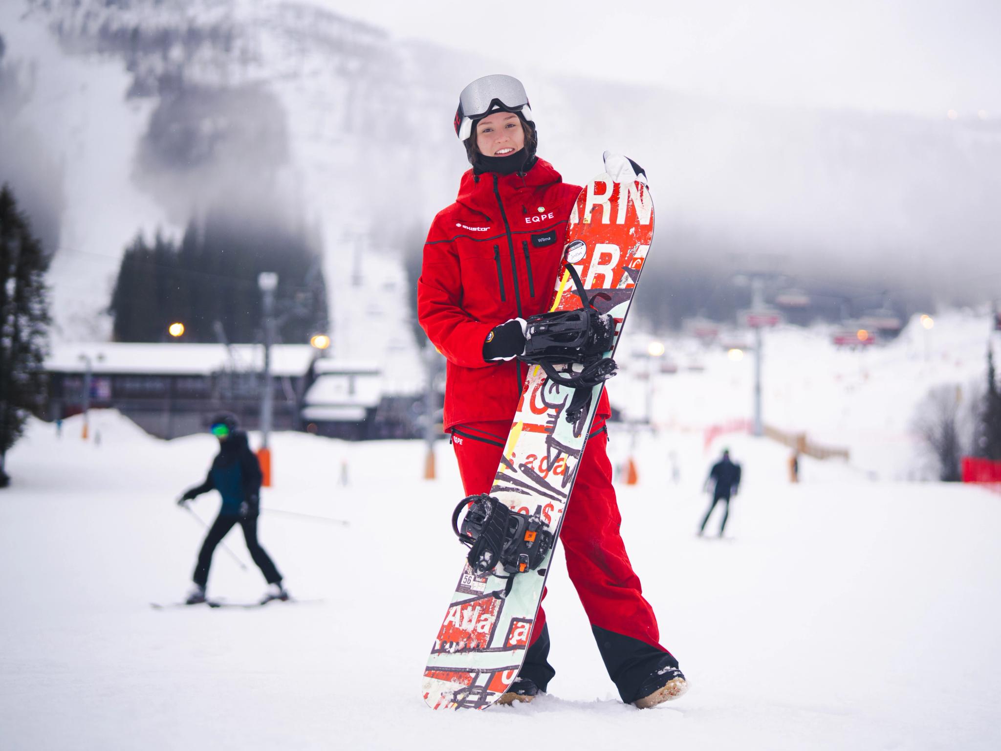 Snowboard instructor Wilma in Hemsedal ski resort