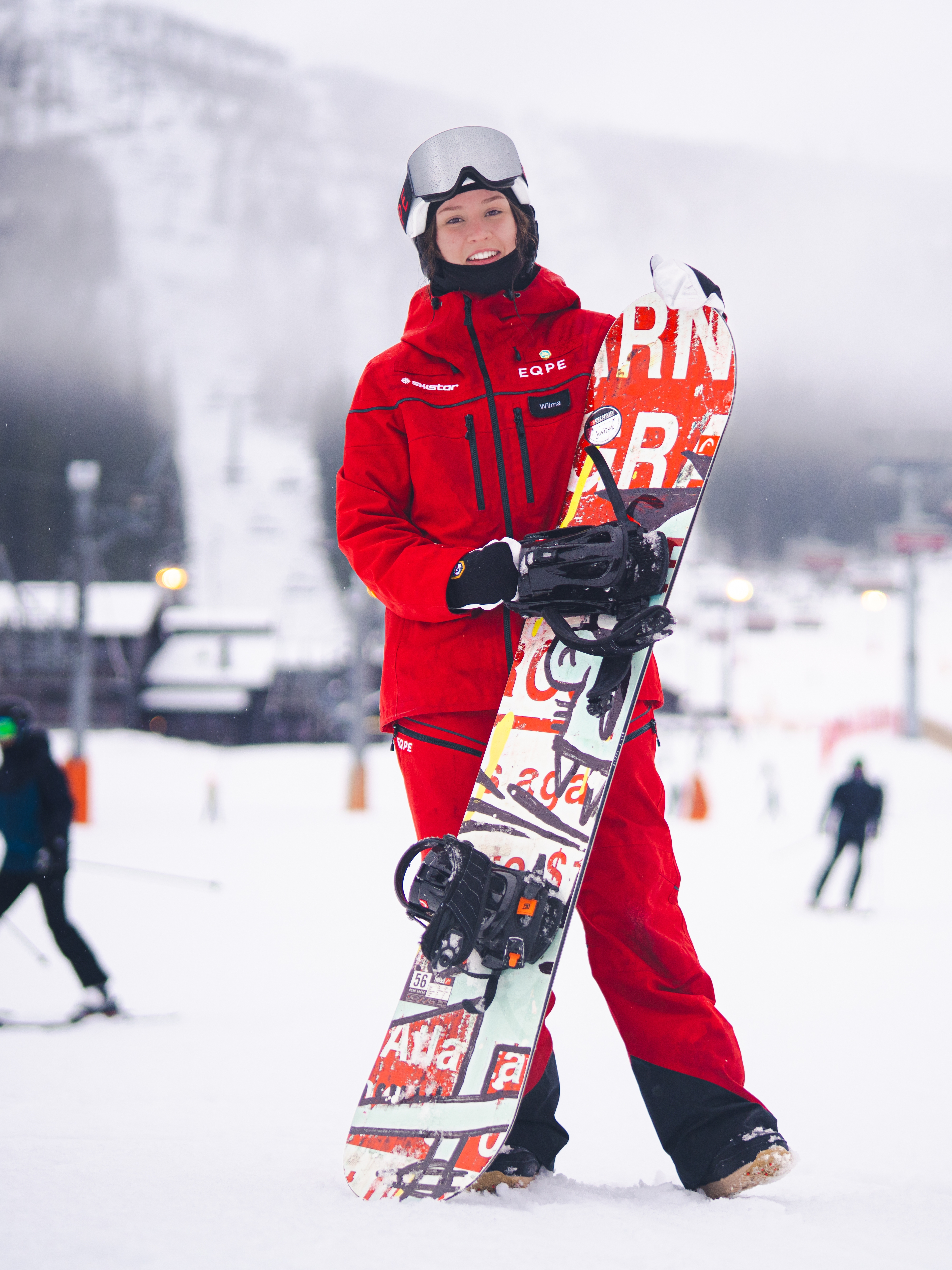 Snowboard instructor Wilma in Hemsedal ski resort