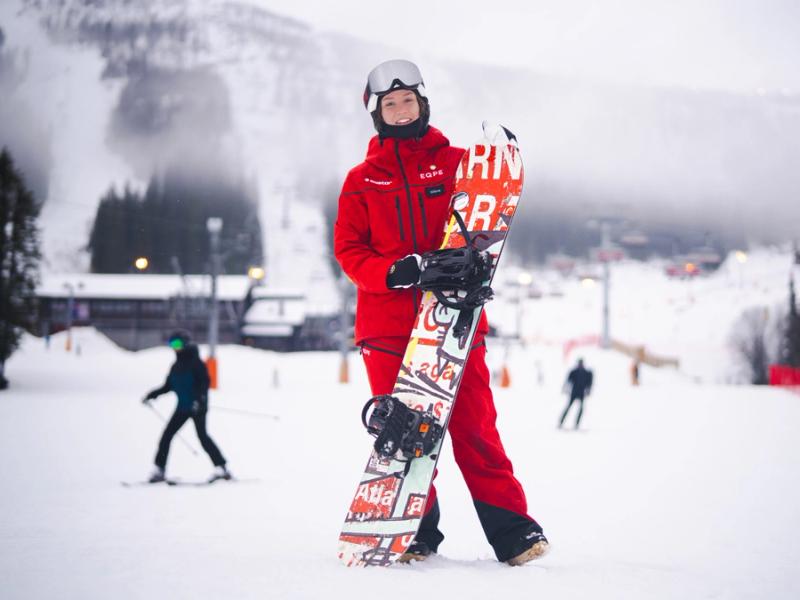 Snowboard instructor Wilma in Hemsedal ski resort