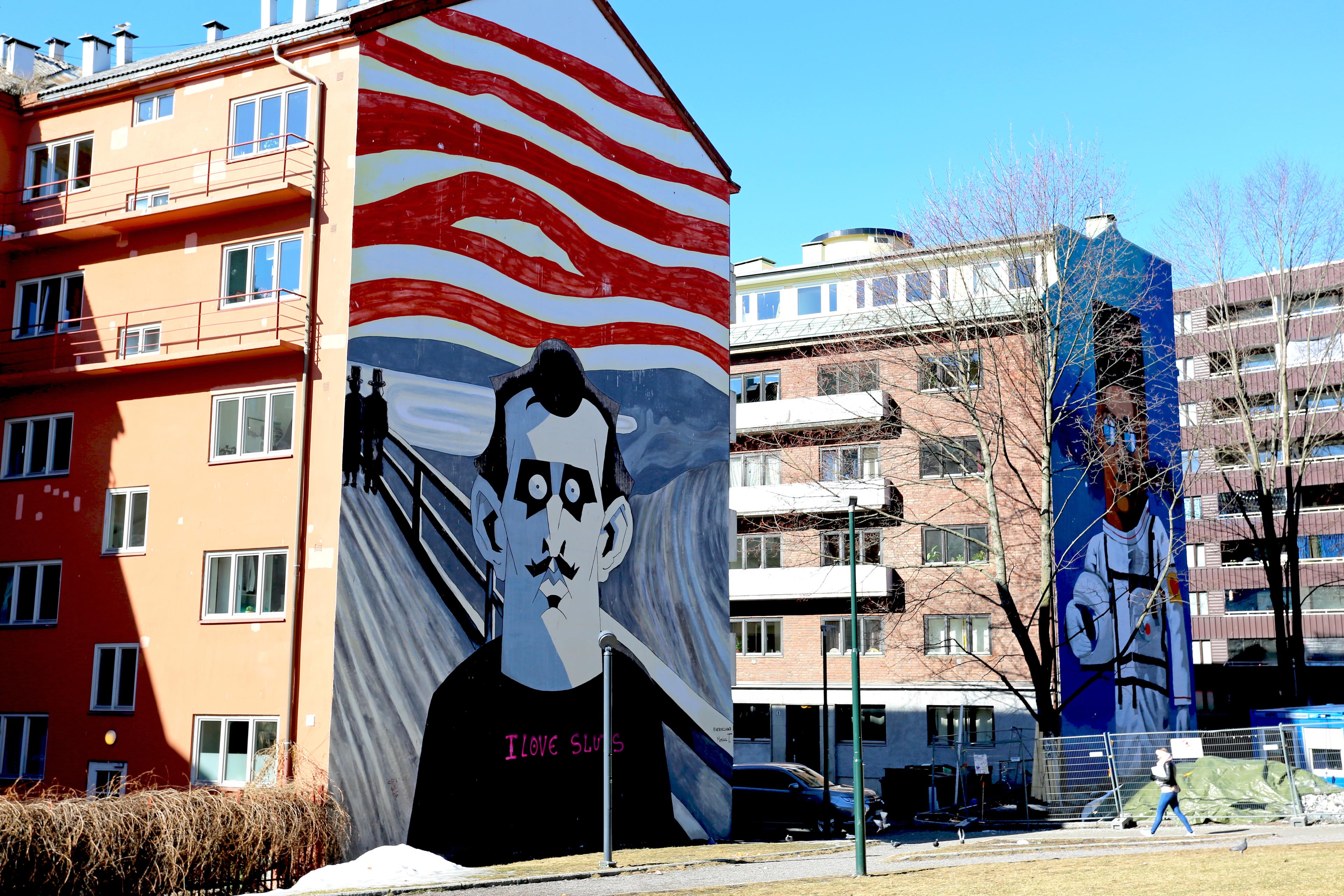 "Munch (2015)" av Steffen Kverneland på Tøyen i Oslo