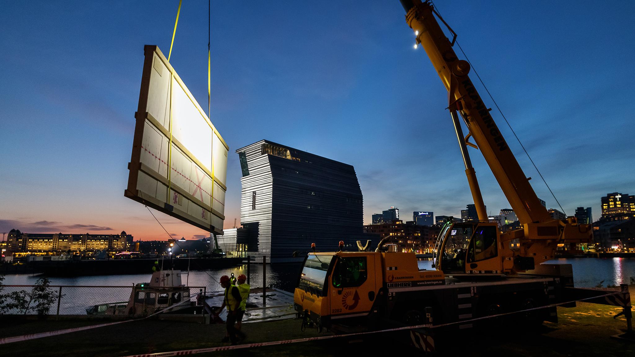 Moving Munch's art into its new home in Oslo, Eastern Norway