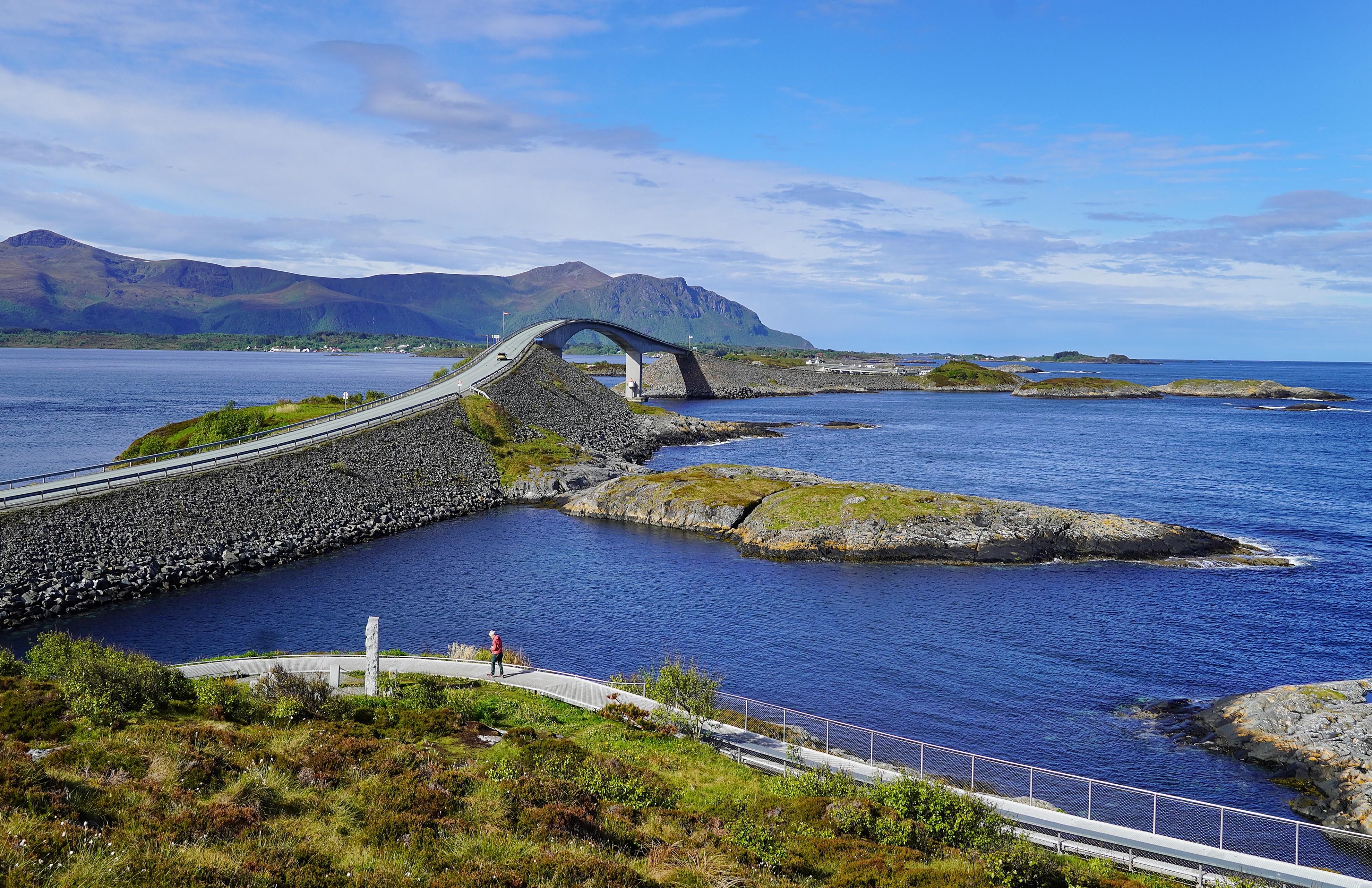 The Storseisund bridge at the Atlantic road.