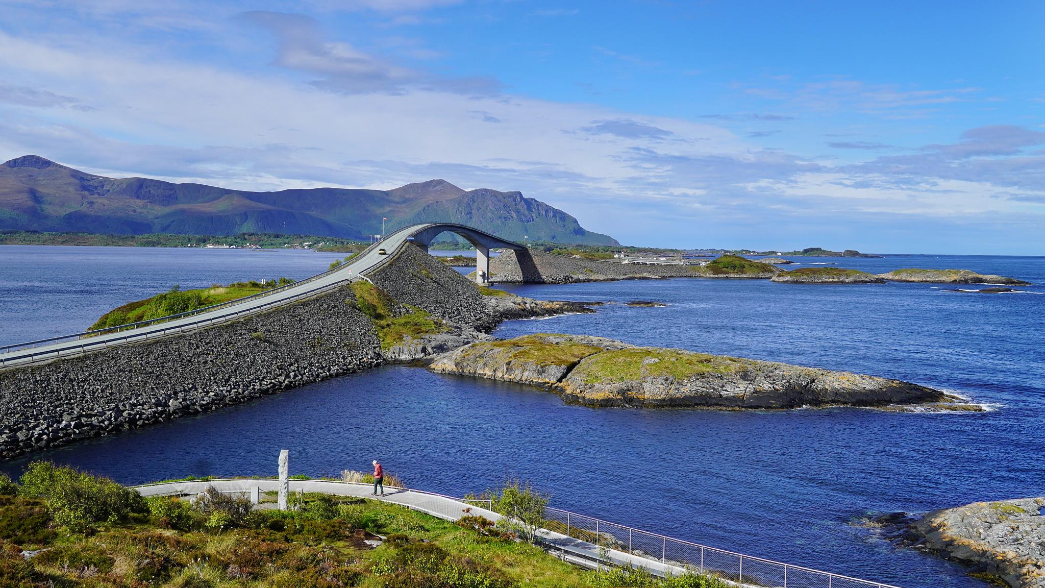 The Storseisund bridge at the Atlantic road.