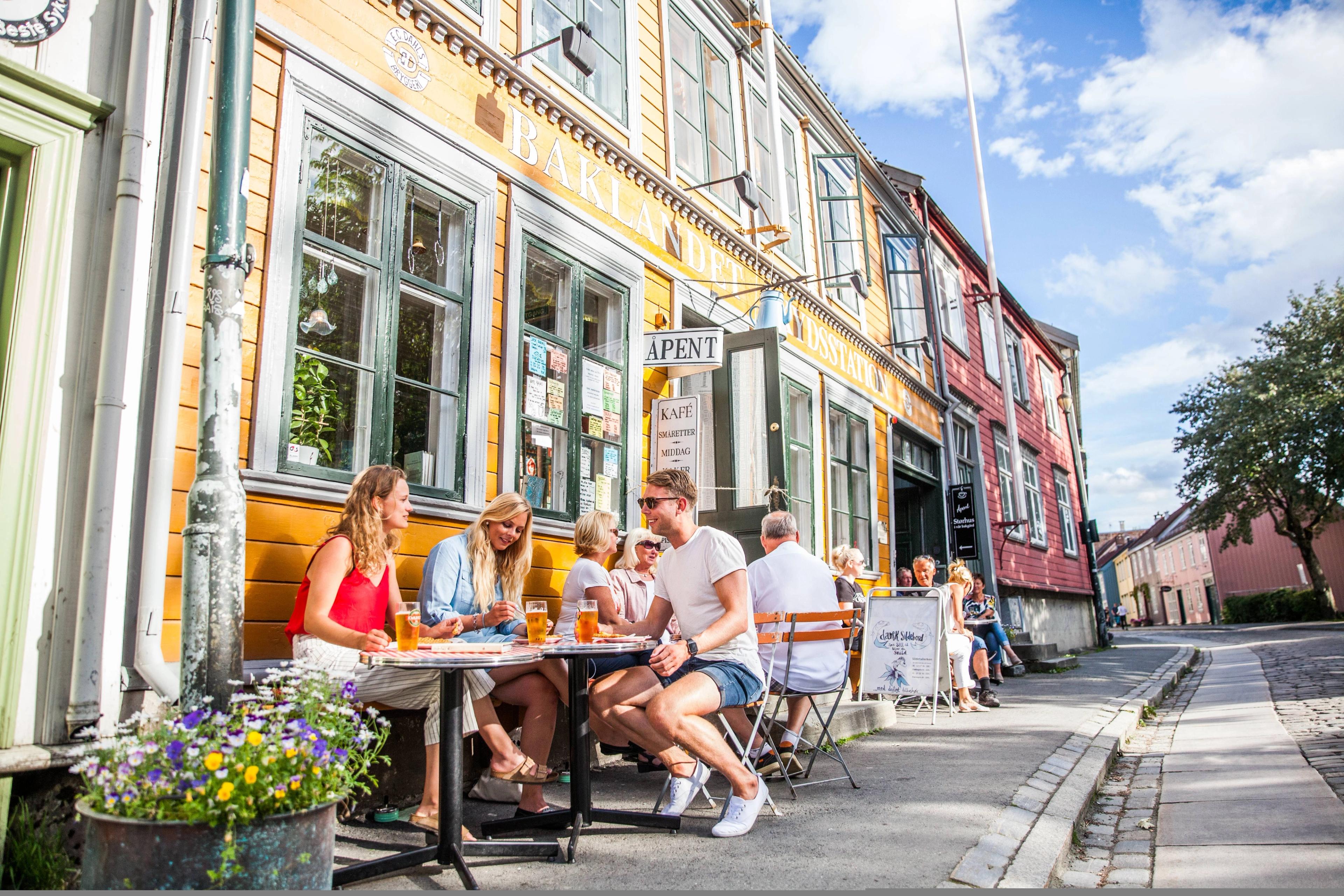 Restaurant Baklandet Skydsstation in Trondheim in Trøndelag