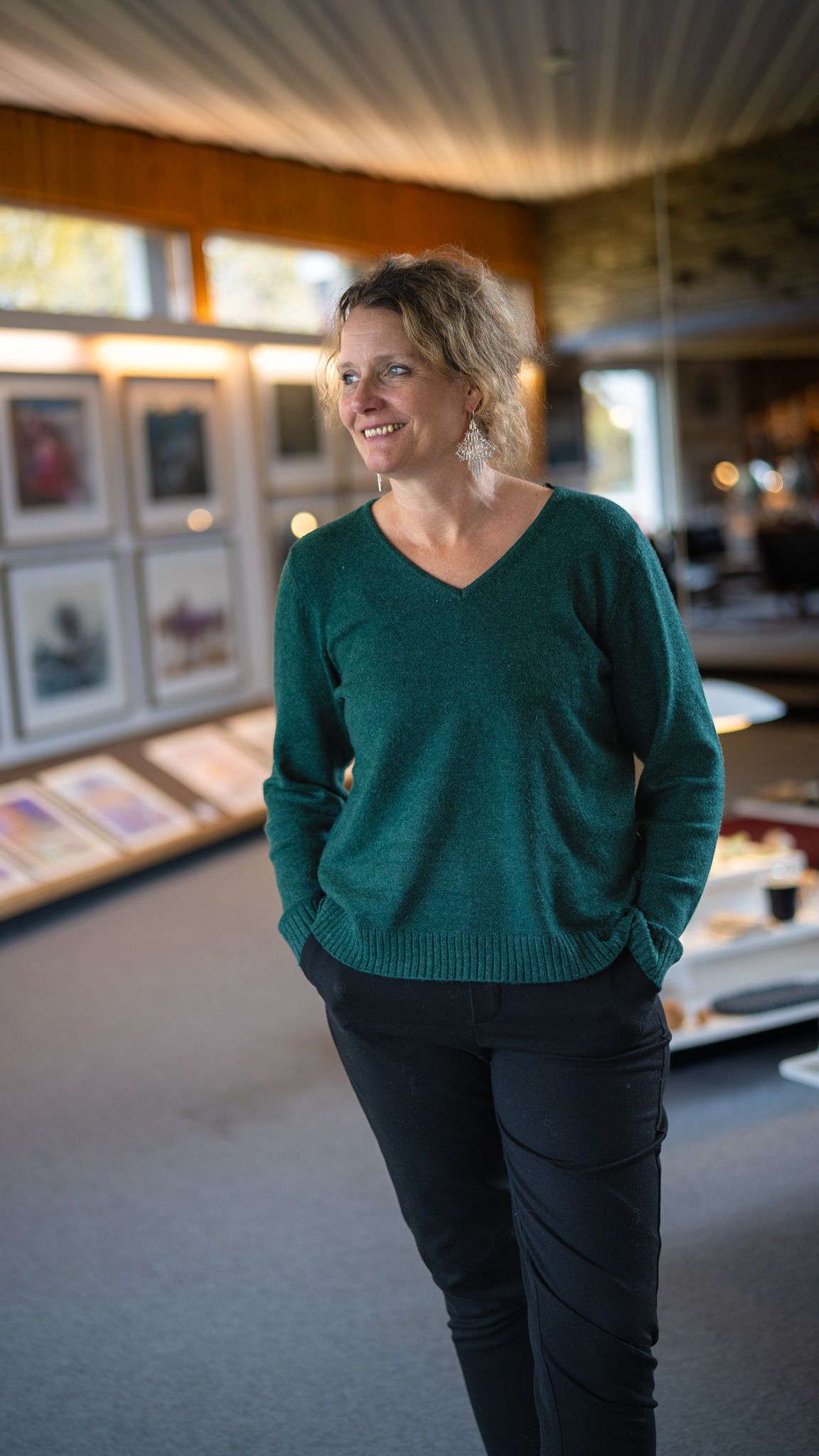 Portrait of Sunniva Juhls at Juhls Silver Gallery