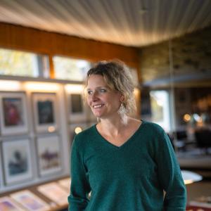 Portrait of Sunniva Juhls at Juhls Silver Gallery