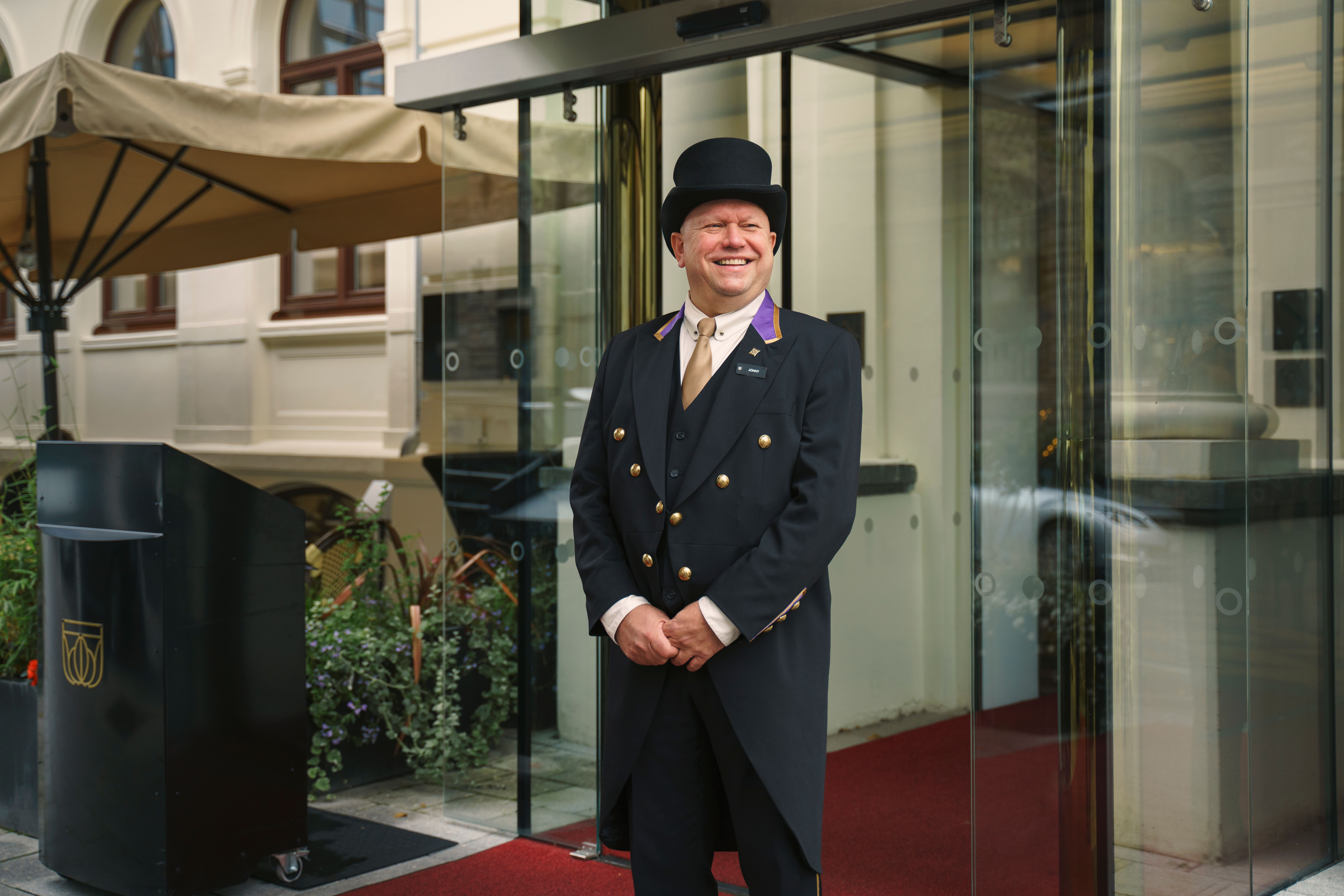 Doorman at the Britannia Hotel in Trondheim