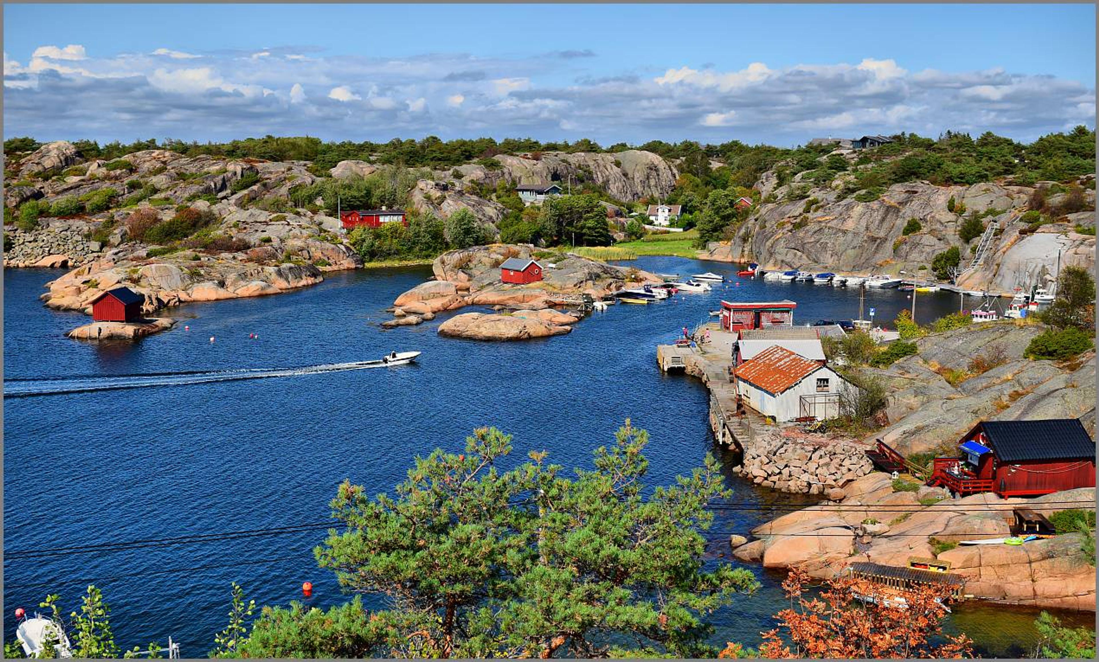The beautiful coastline of Hvaler, Eastern Norway
